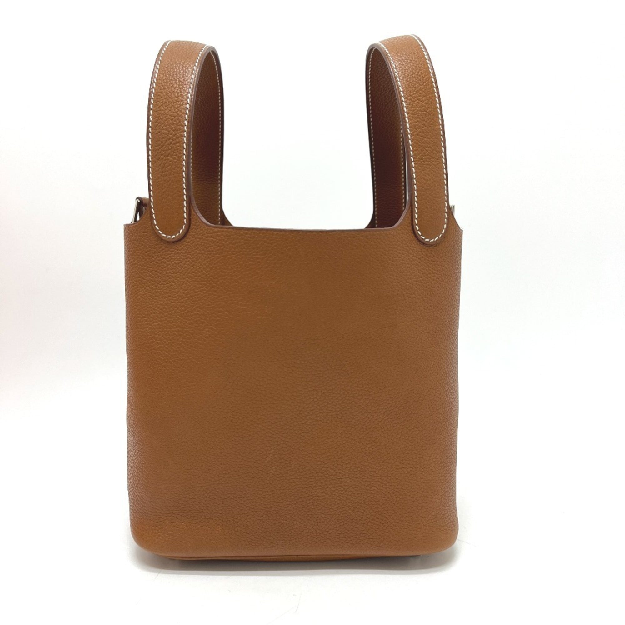 Hermes Fauve Barenia Leather Handbag (Pre-Owned)