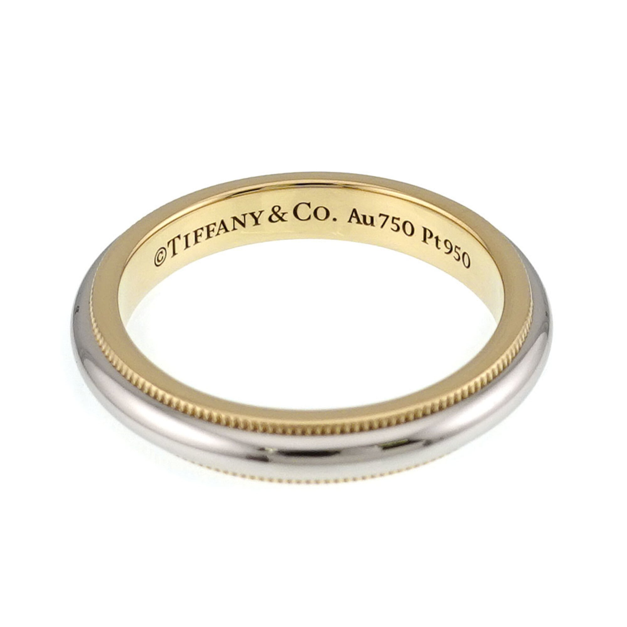 Tiffany Yellow Gold (18K) Platinum 950 Band Ring (Pre-Owned)
