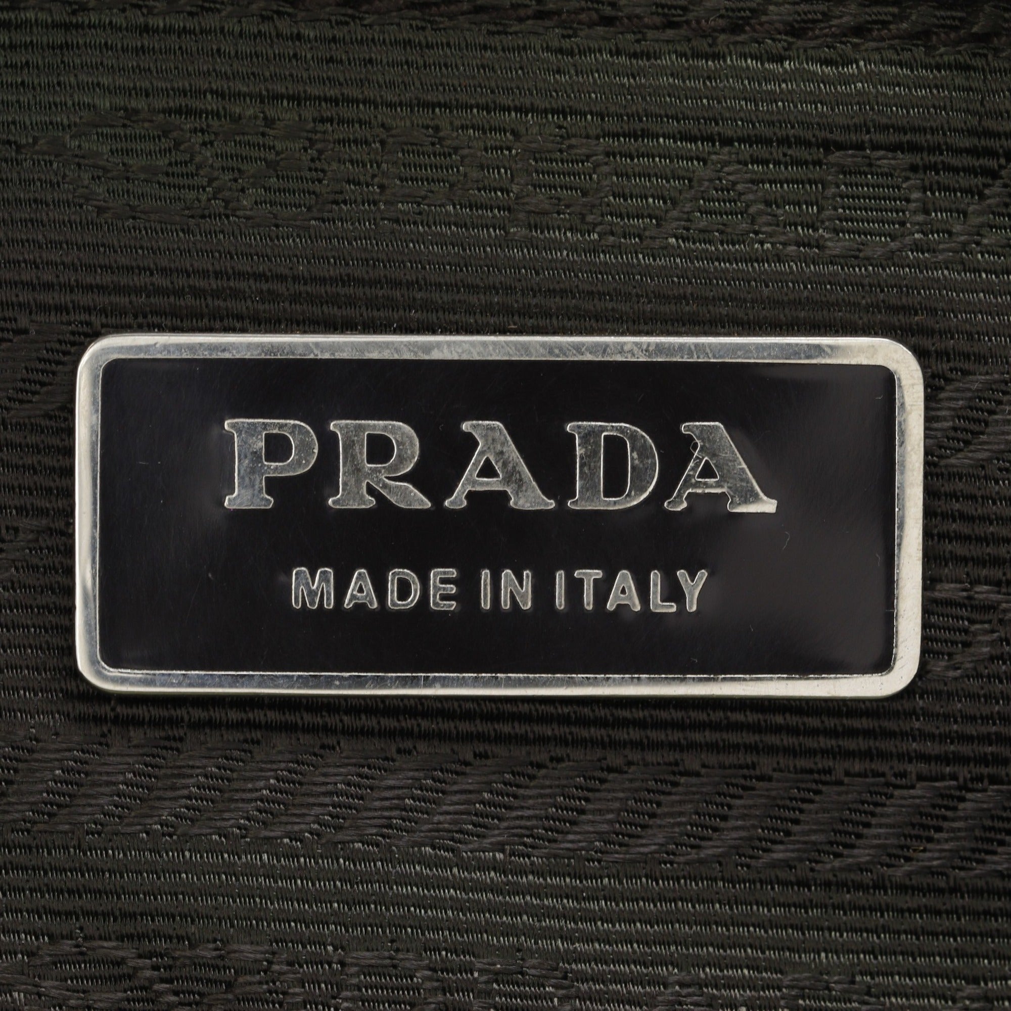 Prada Khaki Nylon Handbag (Pre-Owned)