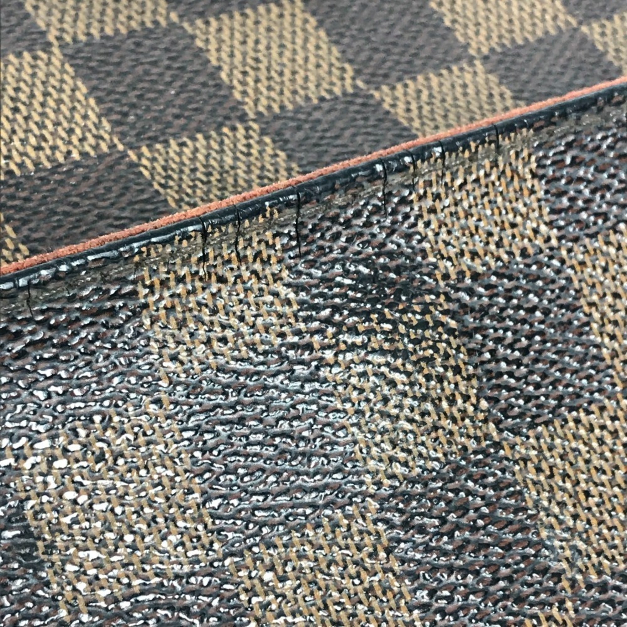 Louis Vuitton Brown Ebene Damier Canvas Handbag Shoulder Bag Tote Bag (Pre-Owned)