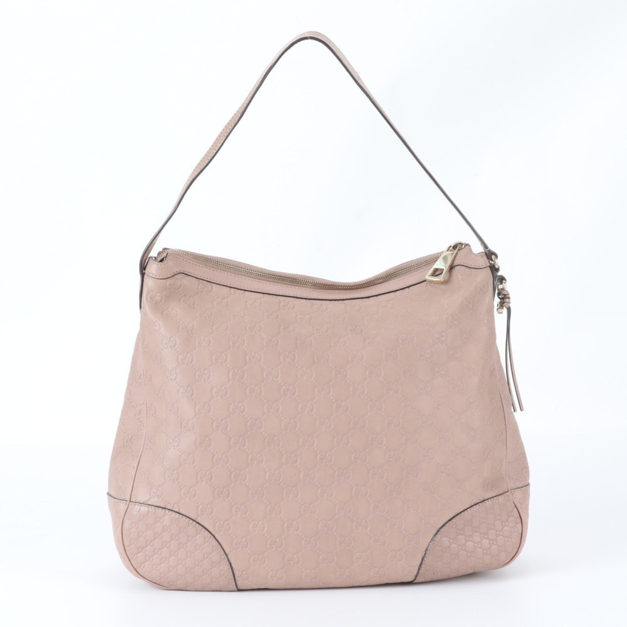 Gucci Pink Leather Handbag Shoulder Bag Tote Bag (Pre-Owned)