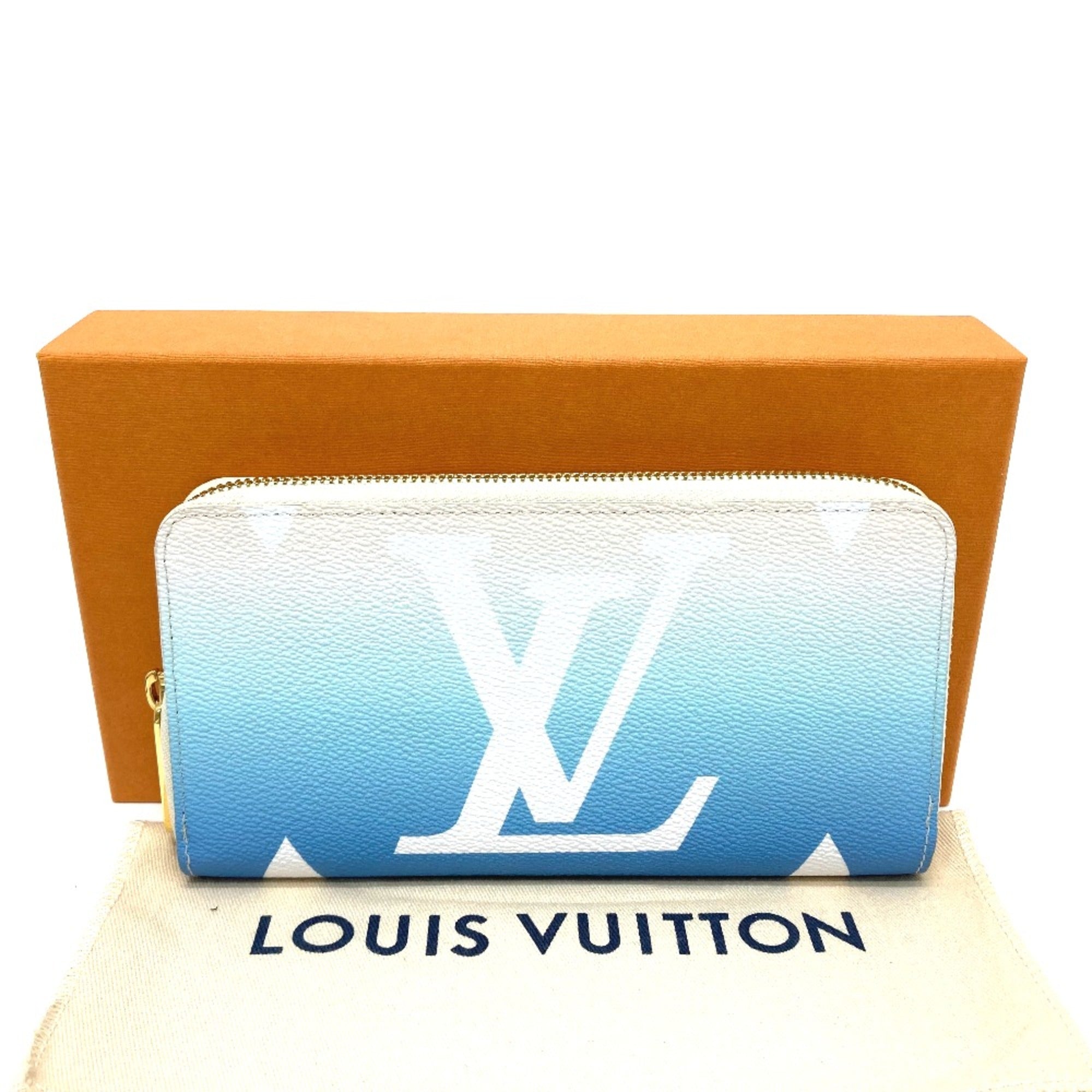 Louis Vuitton Blue Other Long Wallet (Bi-Fold) (Pre-Owned)