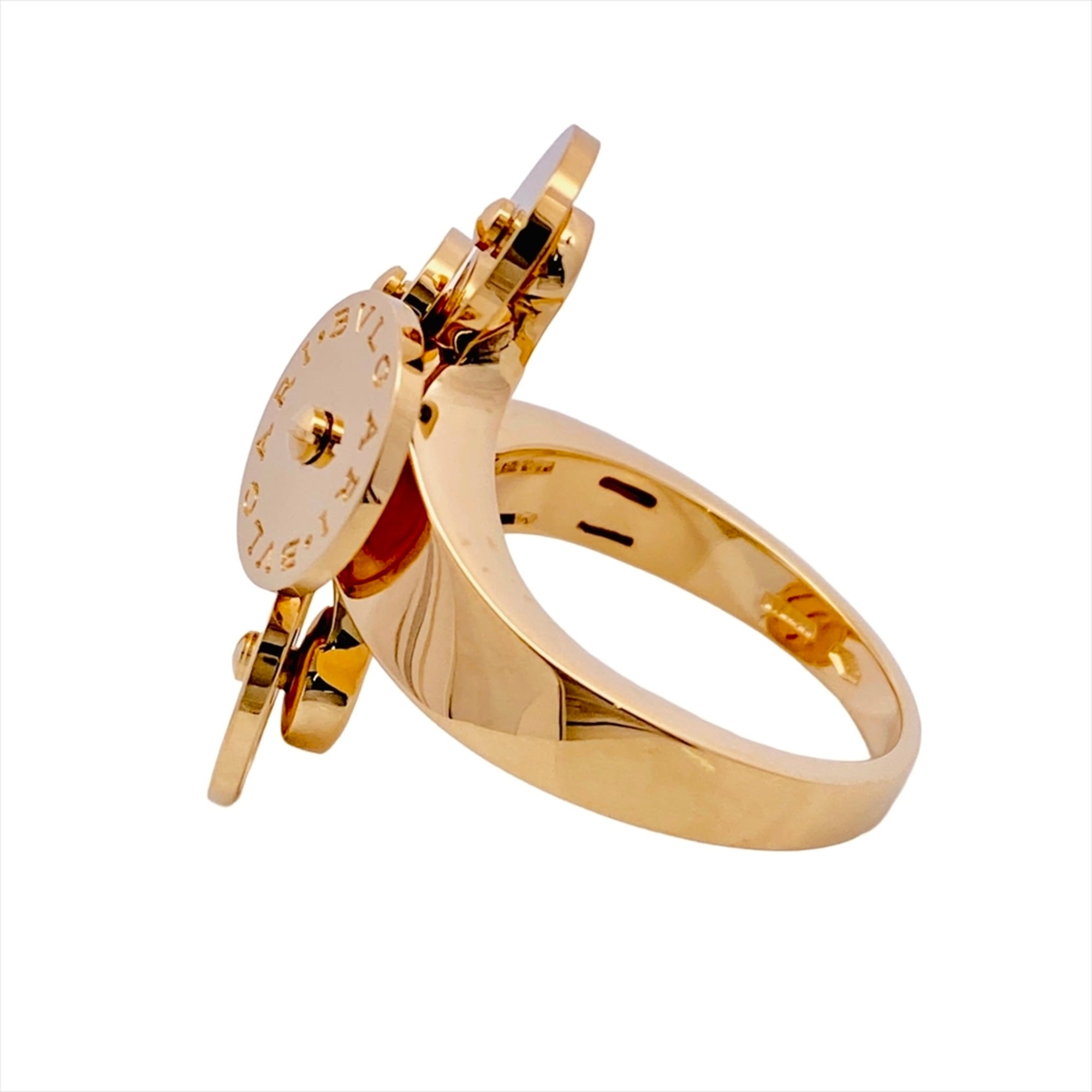 Bvlgari Yellow Gold Yellow Gold (18K) Band Ring (Pre-Owned)