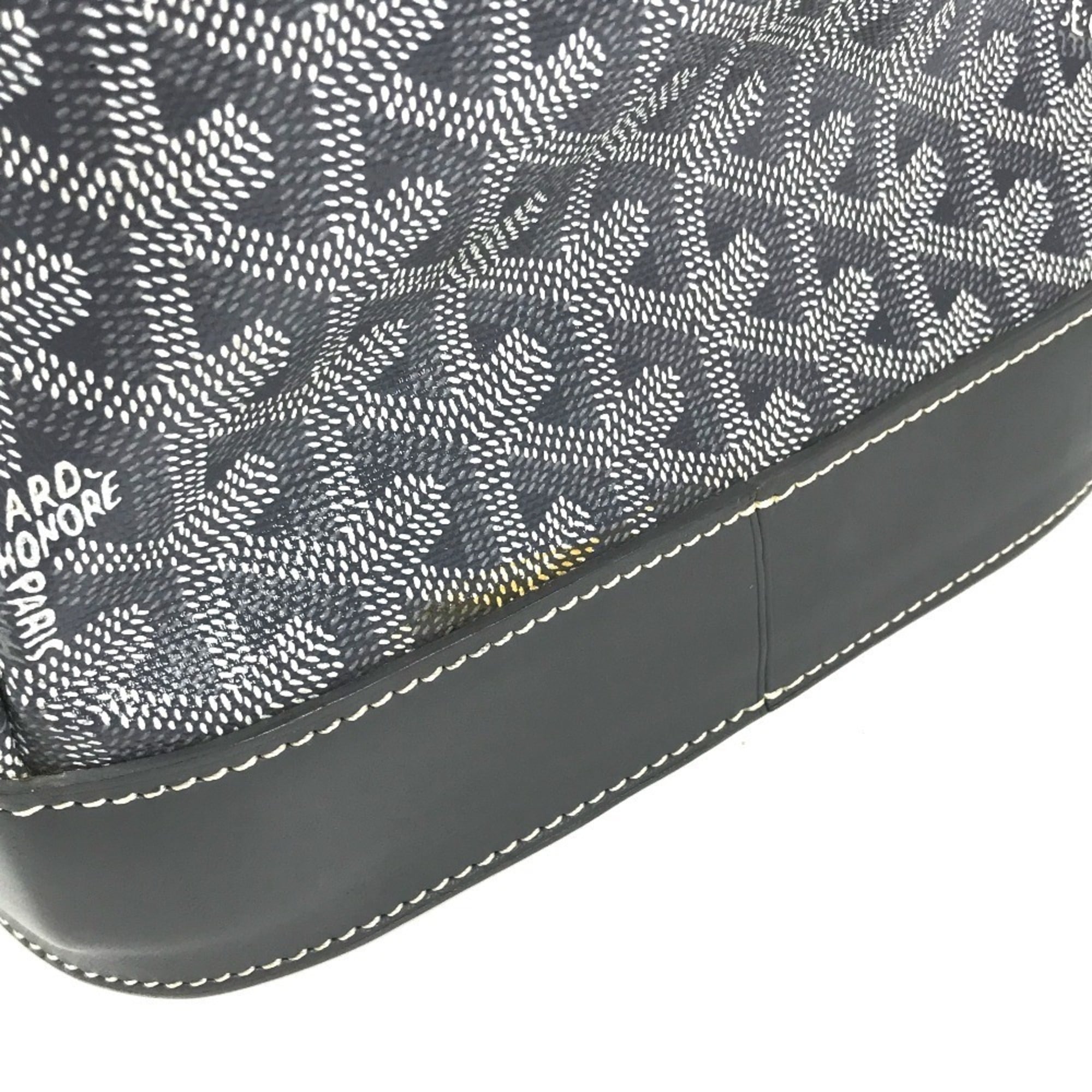 Goyard Gray Pvc Leather Boston Bag Handbag Tote Bag (Pre-Owned)