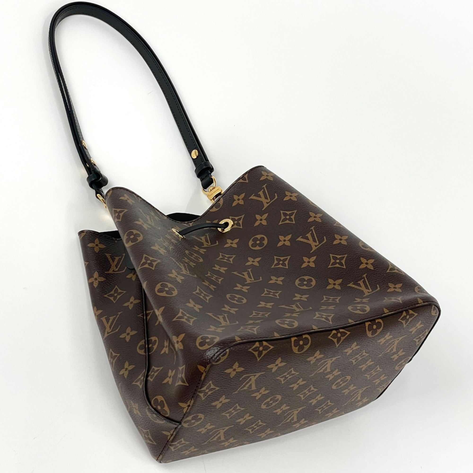 Louis Vuitton Black Brown Noir Monogram Shoulder Bag (Pre-Owned)