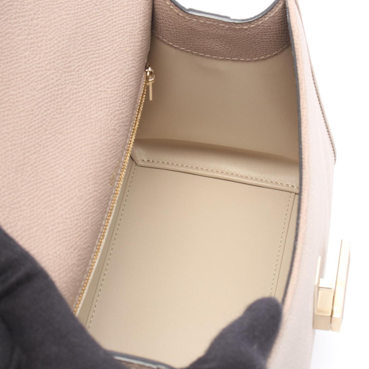 Valextra Pink Leather Handbag (Pre-Owned)
