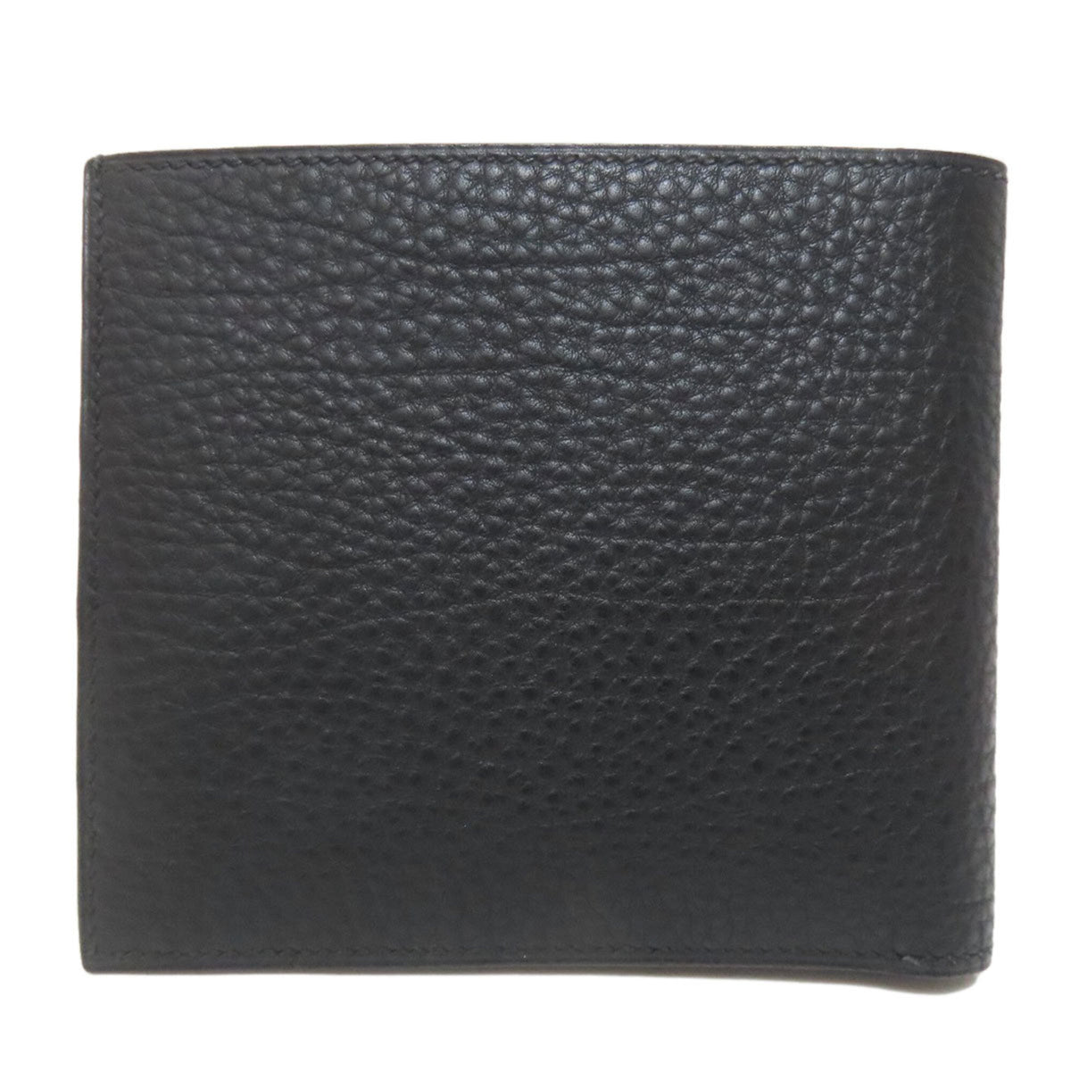 Hermes Mc2 Black Leather Wallet (Bi-Fold) (Pre-Owned)