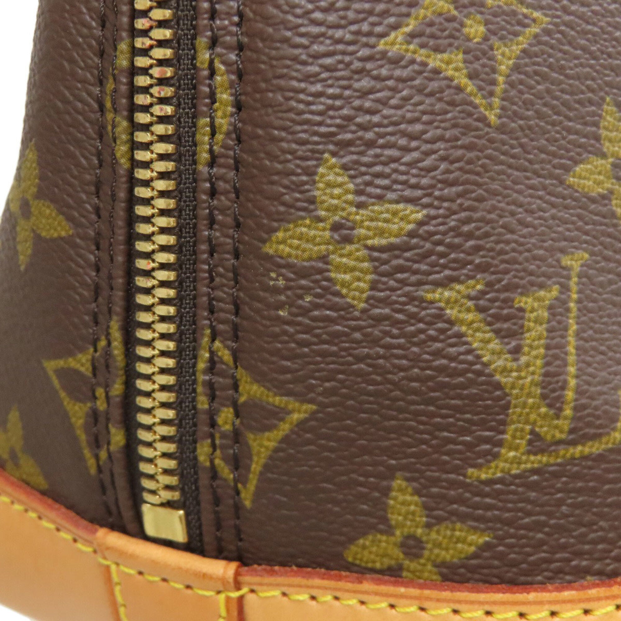 Louis Vuitton Brown Monogram Canvas Handbag (Pre-Owned)
