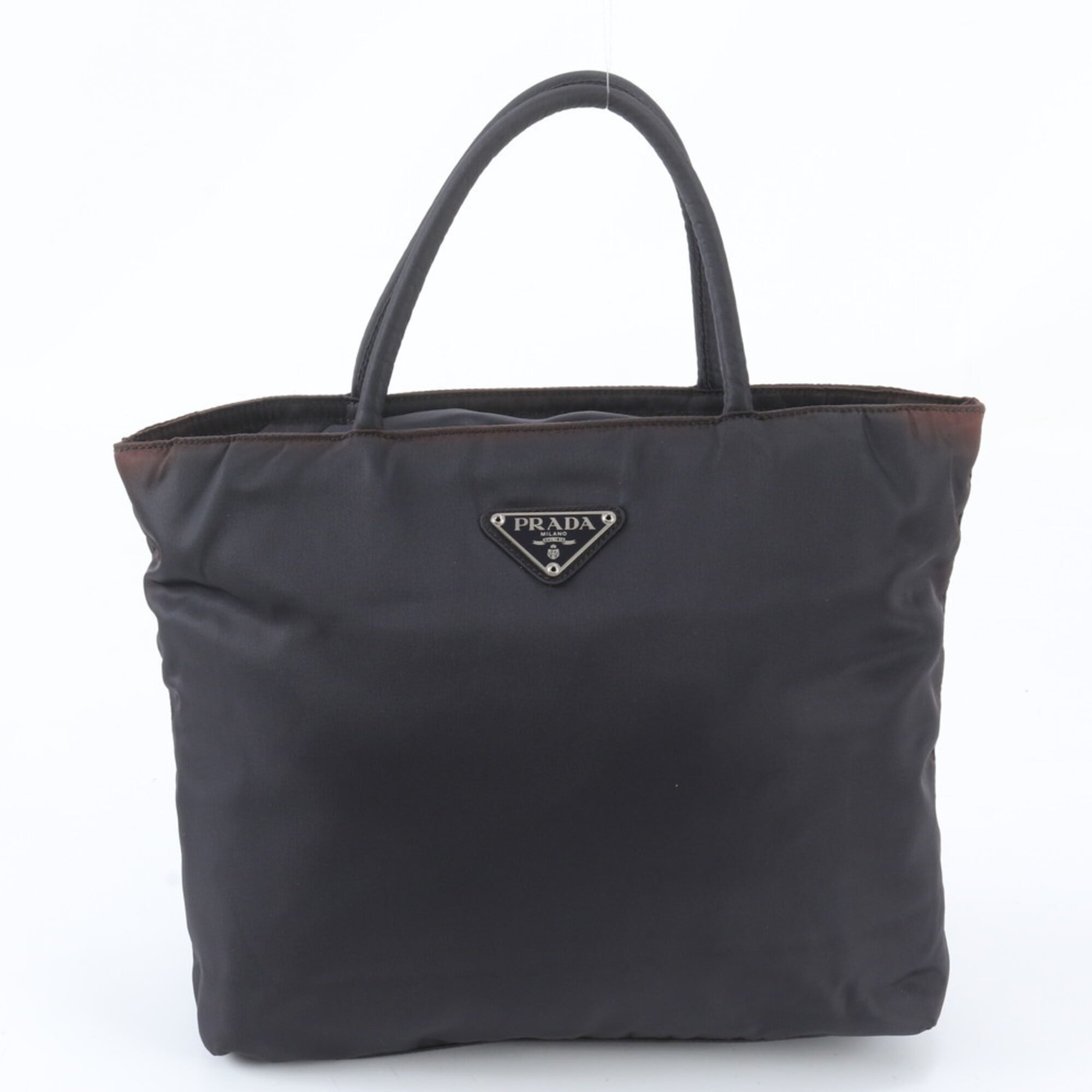 Prada Black Nylon Handbag Shoulder Bag Tote Bag (Pre-Owned)