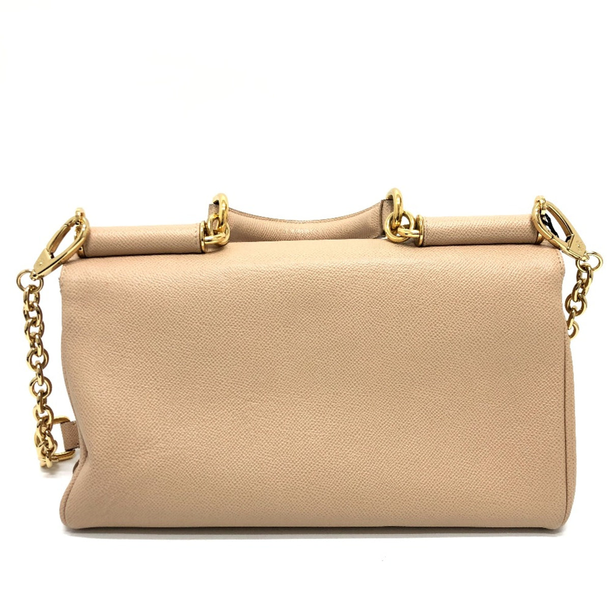 Dolce & Gabbana Beige Leather Shoulder Bag (Pre-Owned)