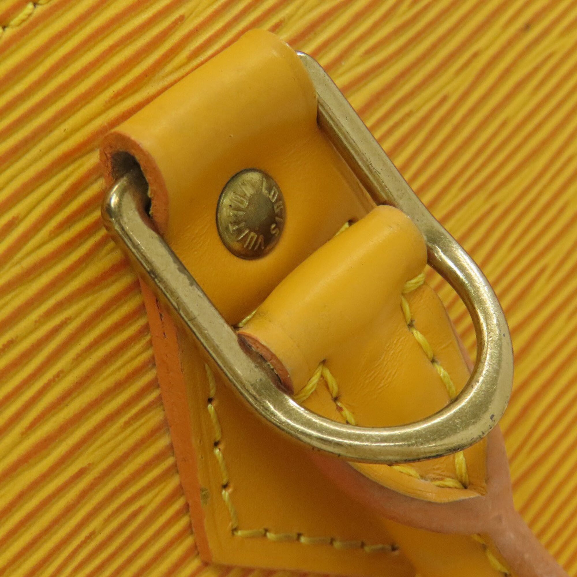 Louis Vuitton Yellow Epi Leather Handbag (Pre-Owned)