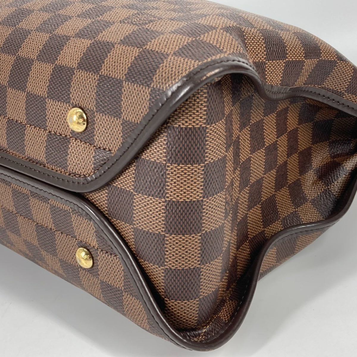 Louis Vuitton Damier Brown Damier Canvas Ebene Or Damier Canvas Shoulder Bag (Pre-Owned)