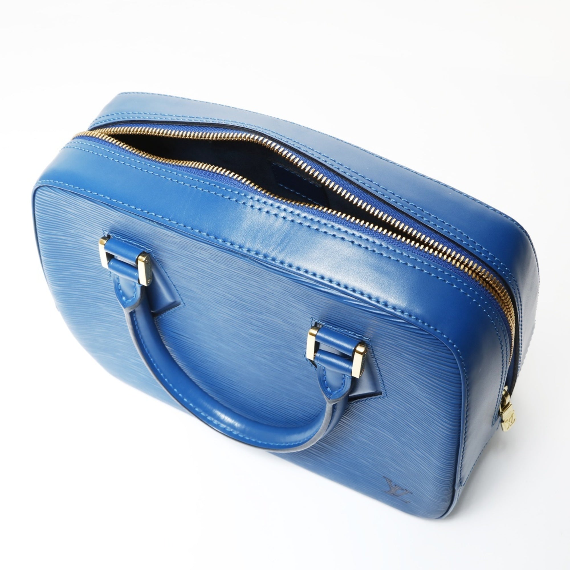Louis Vuitton Epi Blue Epi Leather Handbag (Pre-Owned)