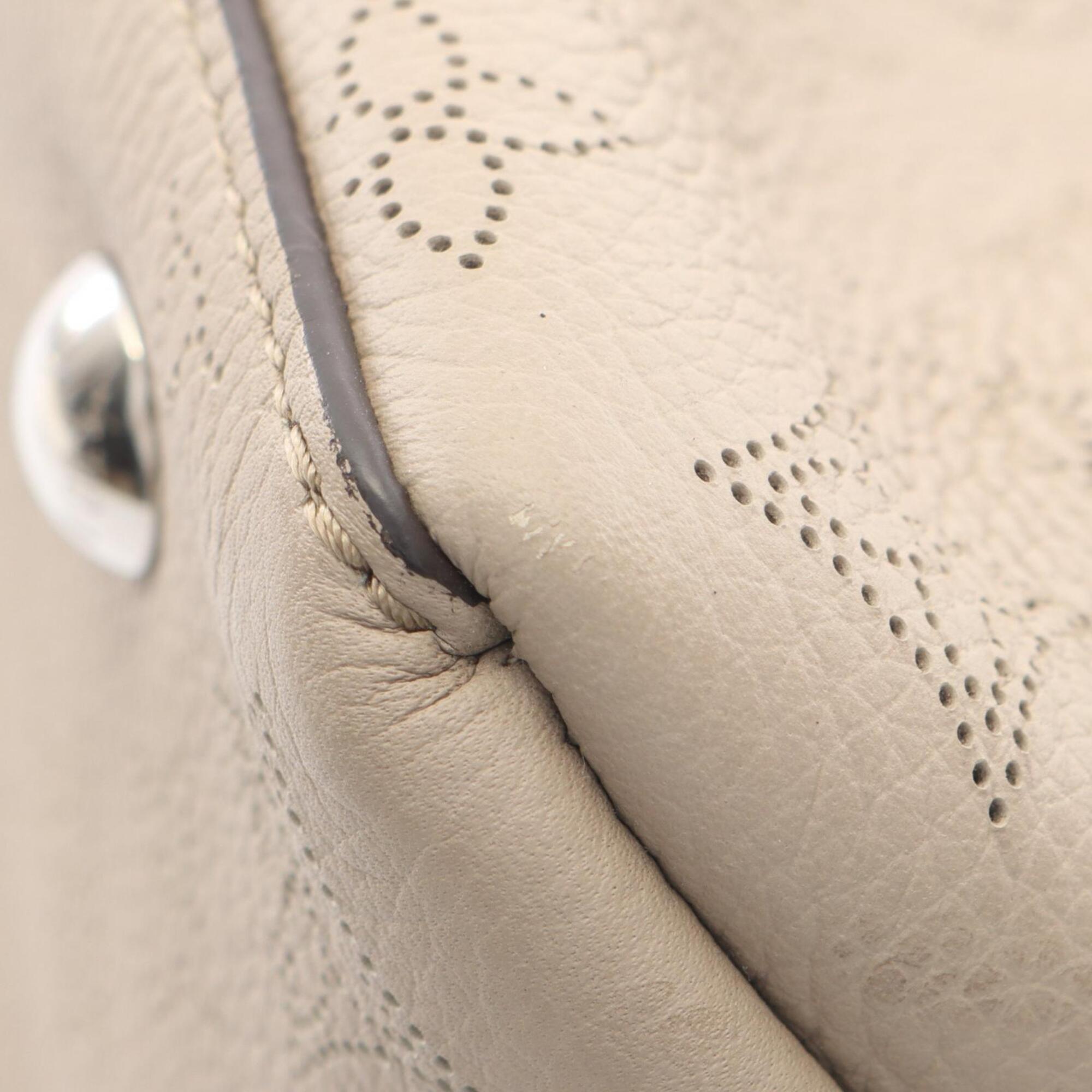Louis Vuitton Beige Galle Mahina Leather Handbag Tote Bag (Pre-Owned)