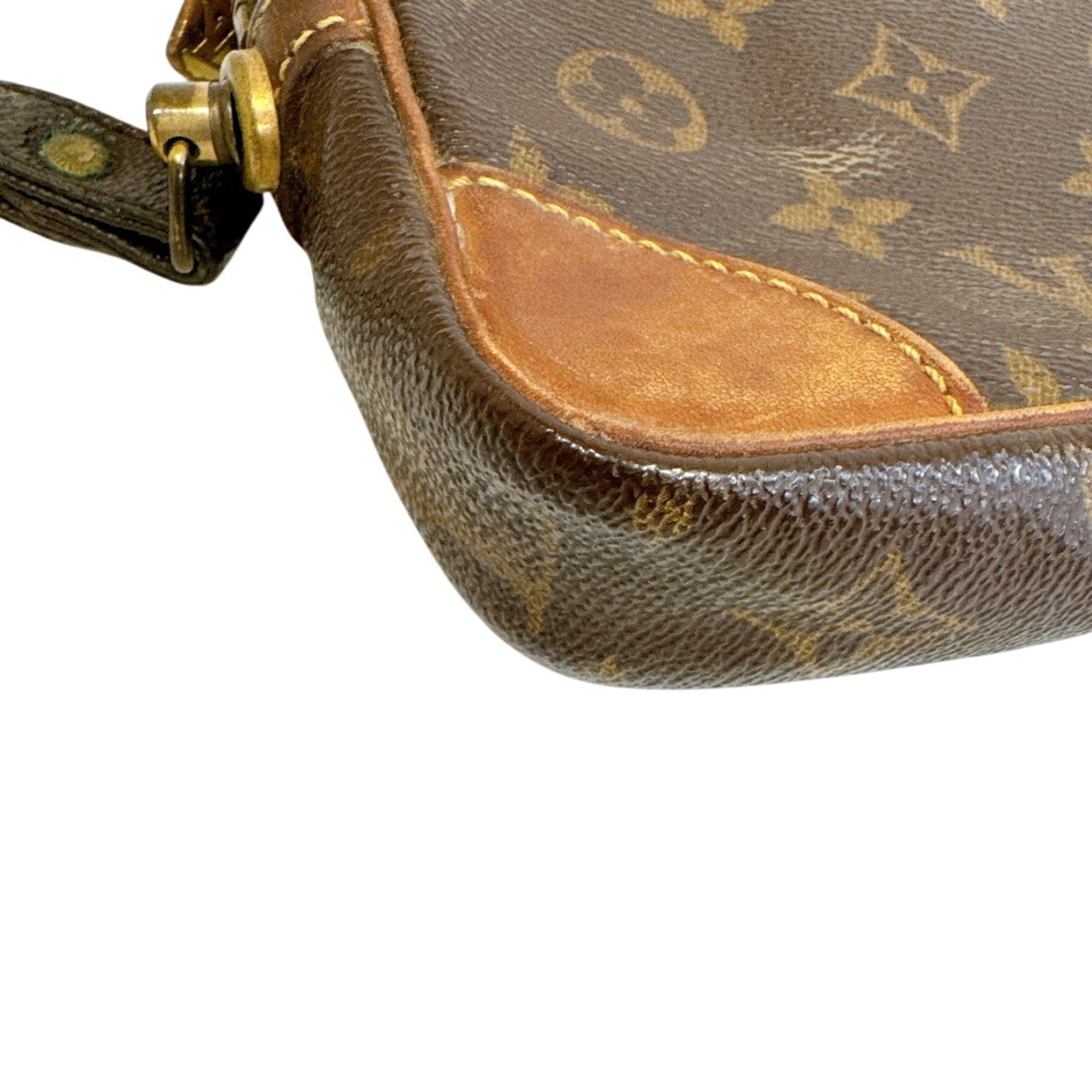 Louis Vuitton Brown Leather Clutch Bag Pouch (Pre-Owned)