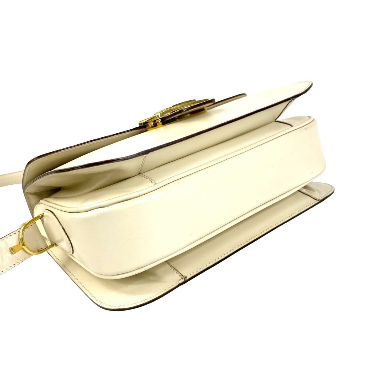 Celine White Leather Shoulder Bag (Pre-Owned)
