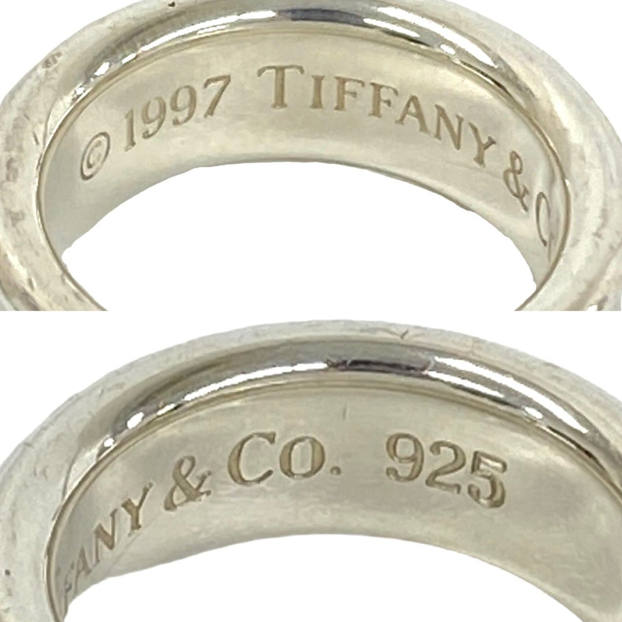 Tiffany Silver Silver 925 Band Ring (Pre-Owned)