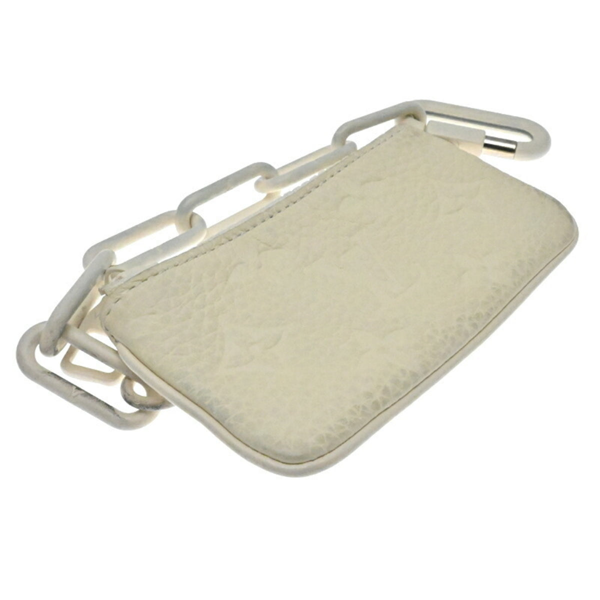 Louis Vuitton White Monogram Pouch (Pre-Owned)
