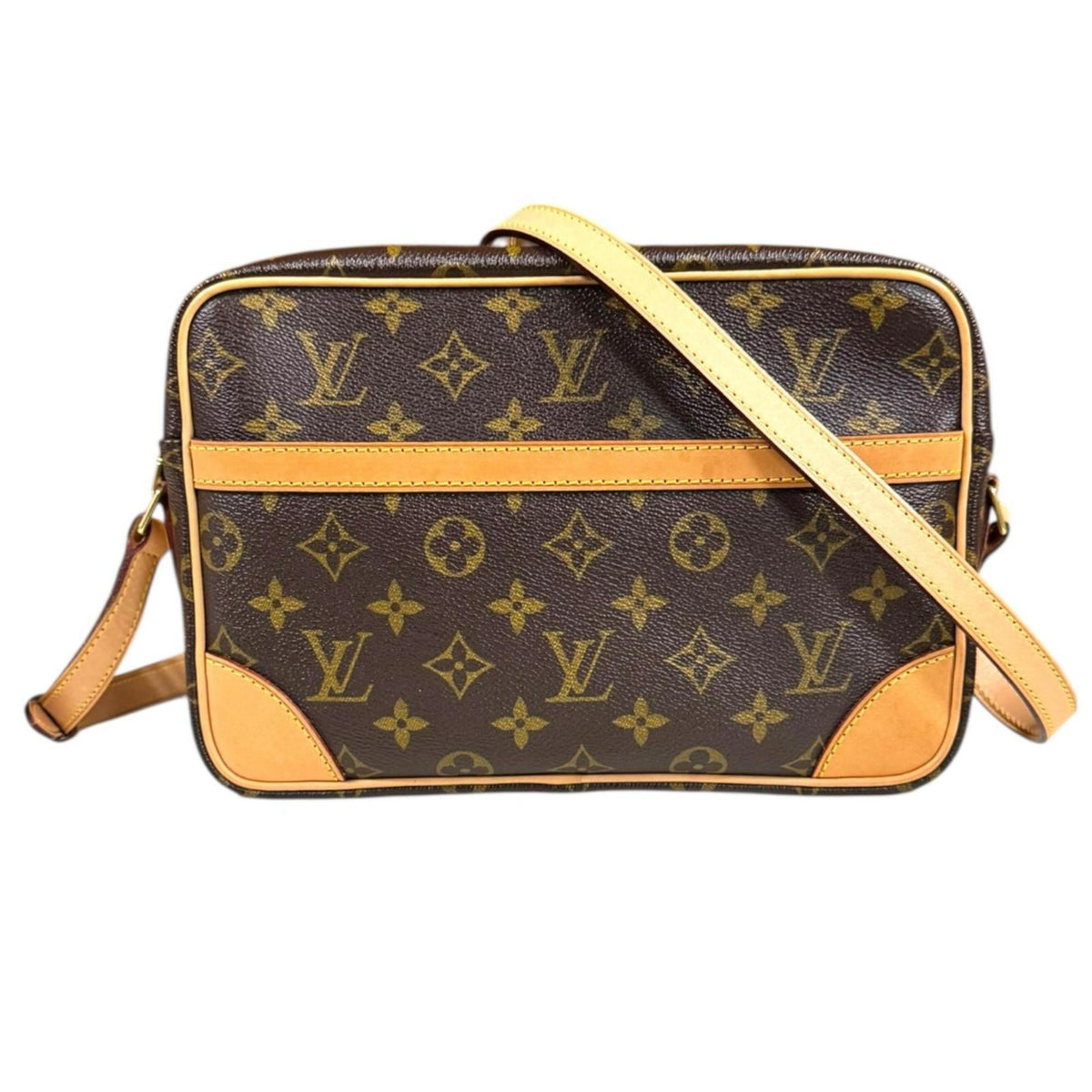 Louis Vuitton Brown Monogram Shoulder Bag (Pre-Owned)