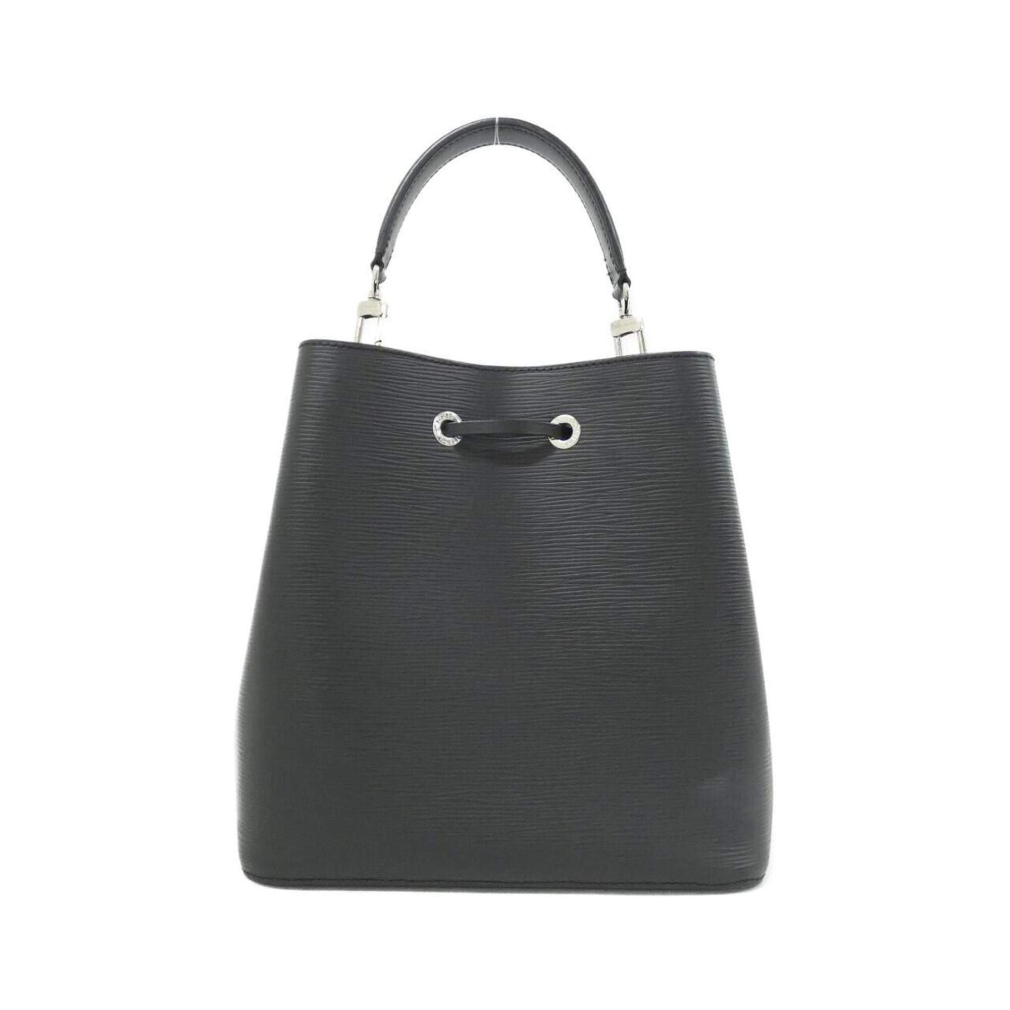 Louis Vuitton Black Leather Shoulder Bag (Pre-Owned)