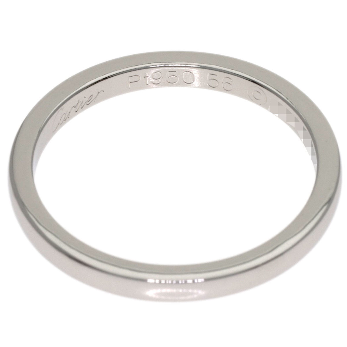 Cartier Platinum 950 Band Ring (Pre-Owned)