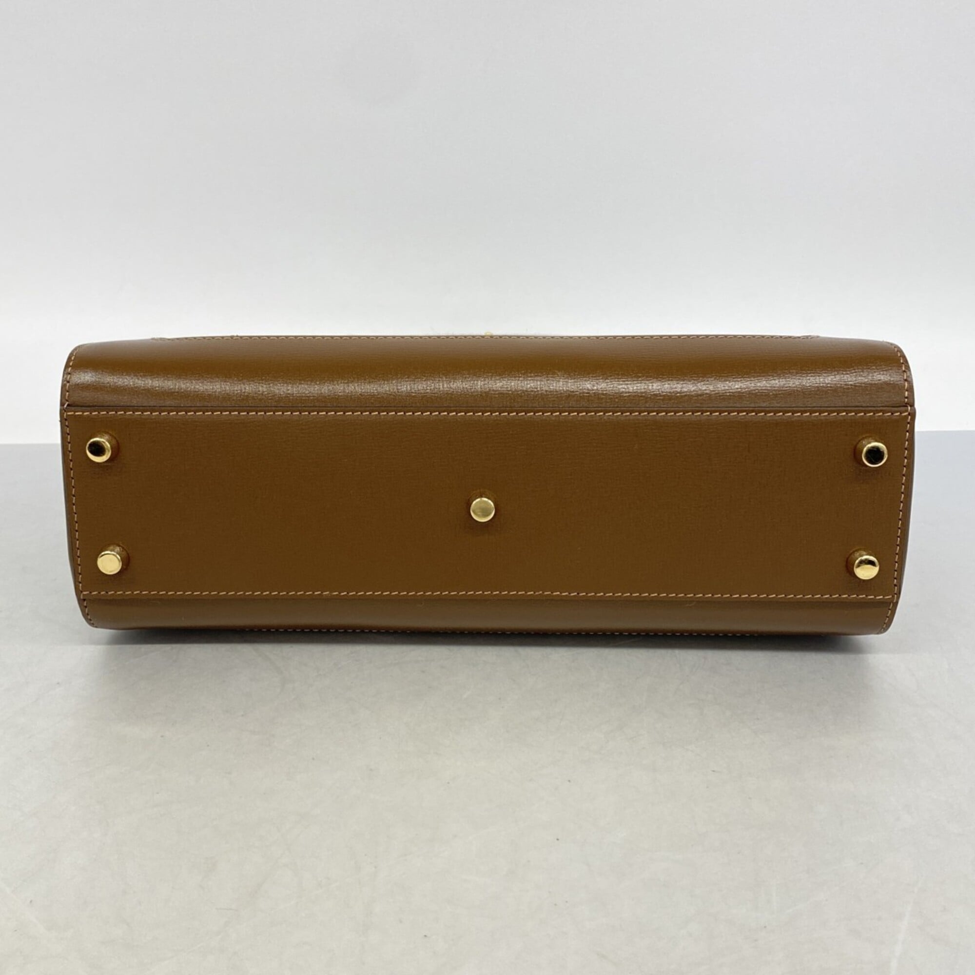 Gucci Brown Pvc Handbag (Pre-Owned)