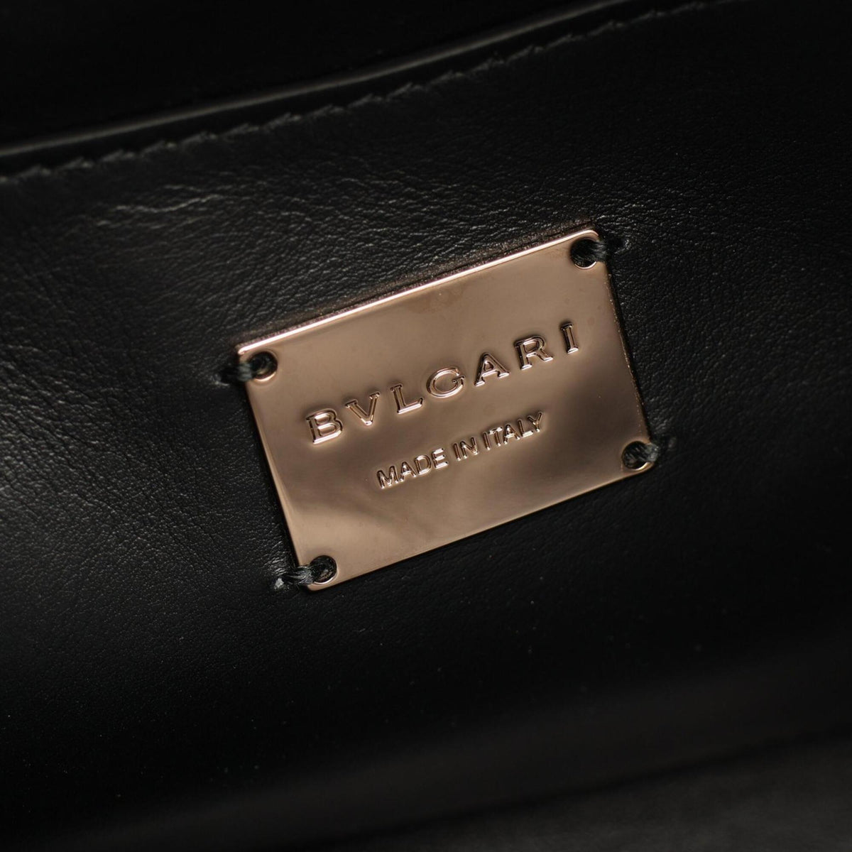 Bvlgari Black Leather Backpack (Pre-Owned)