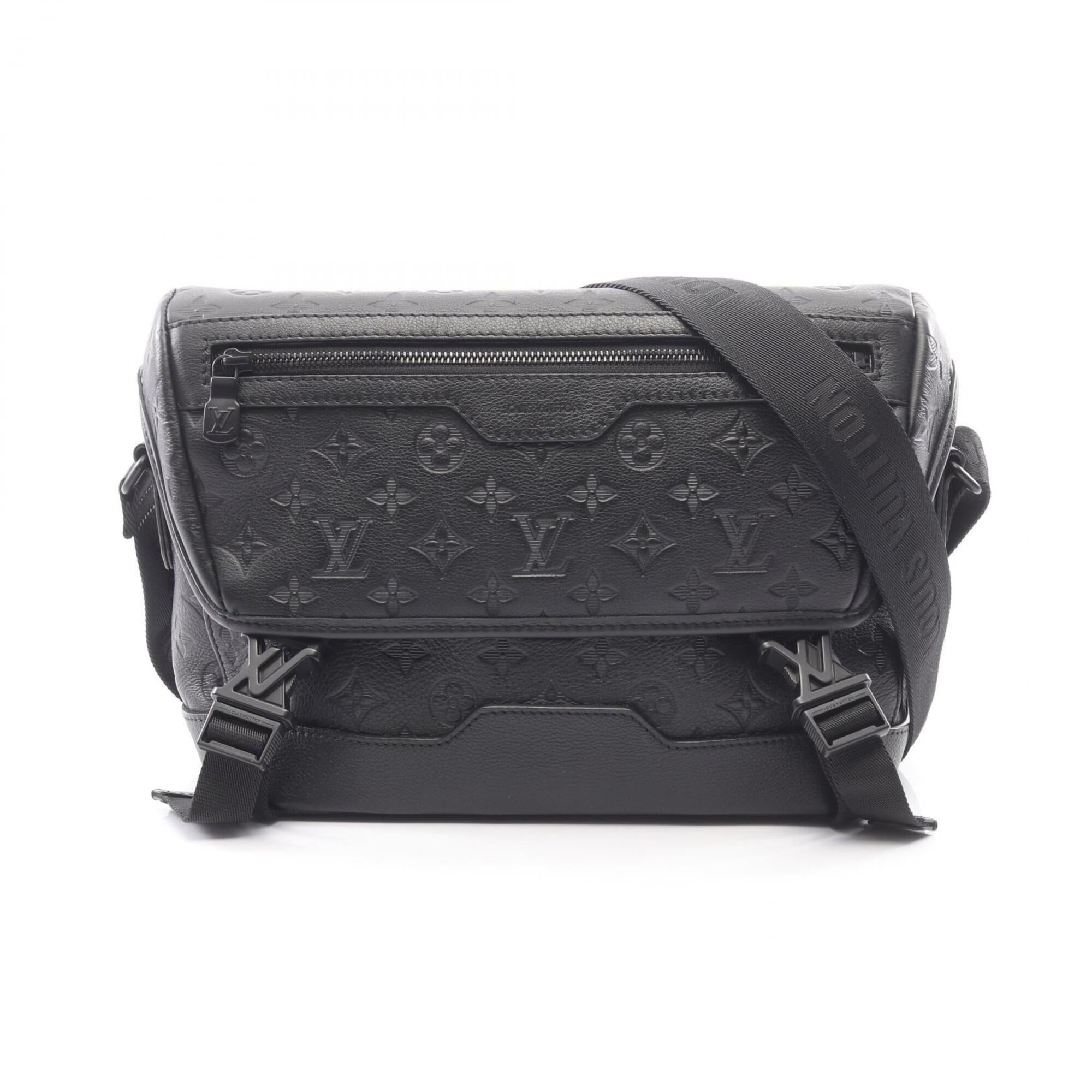 Louis Vuitton Black Monogram Shadow Handbag Shoulder Bag (Pre-Owned)