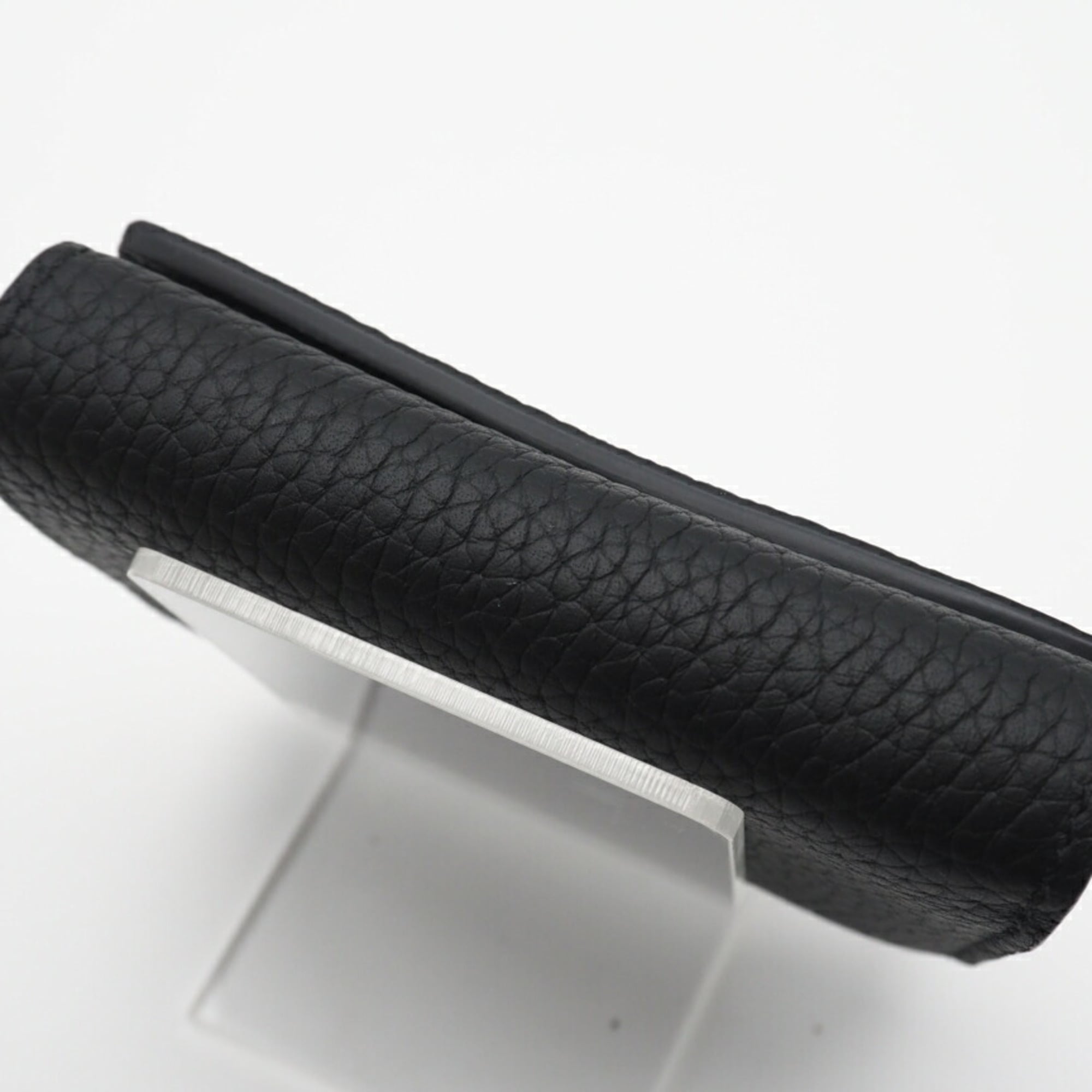 Louis Vuitton Taurillon Black Leather Wallet (Bi-Fold) (Pre-Owned)