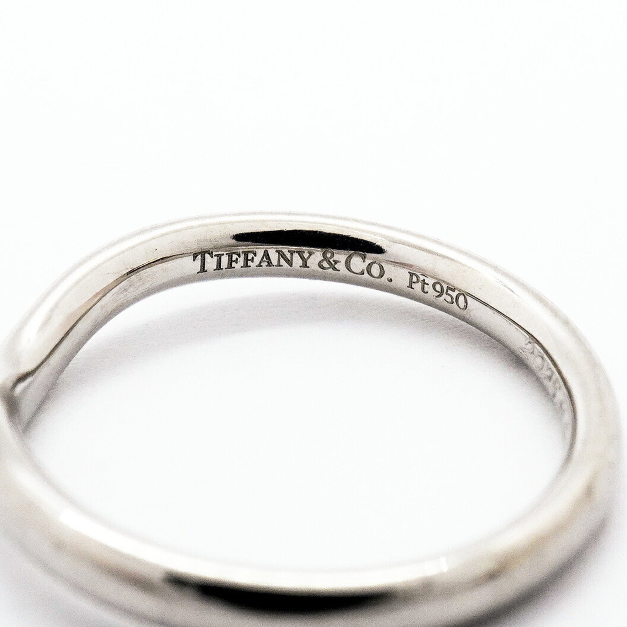 Tiffany Platinum 950 Band Ring (Pre-Owned)
