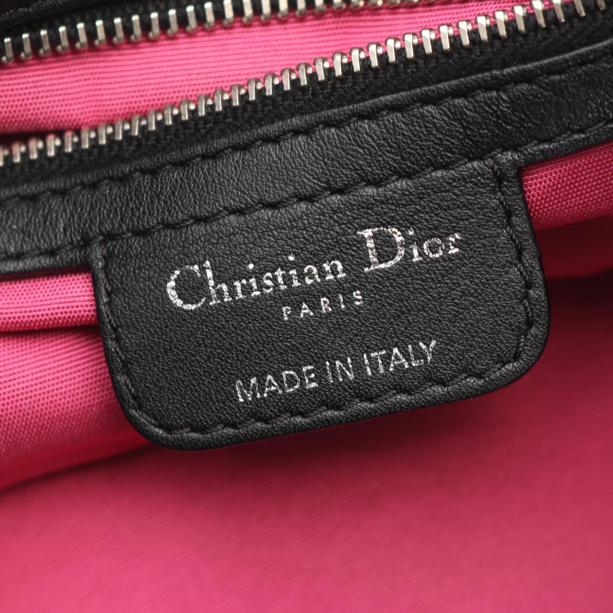 Christian Dior Black Leather Handbag (Pre-Owned)