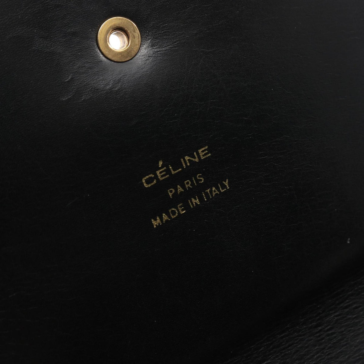 Celine Black Leather Handbag Shoulder Bag (Pre-Owned)
