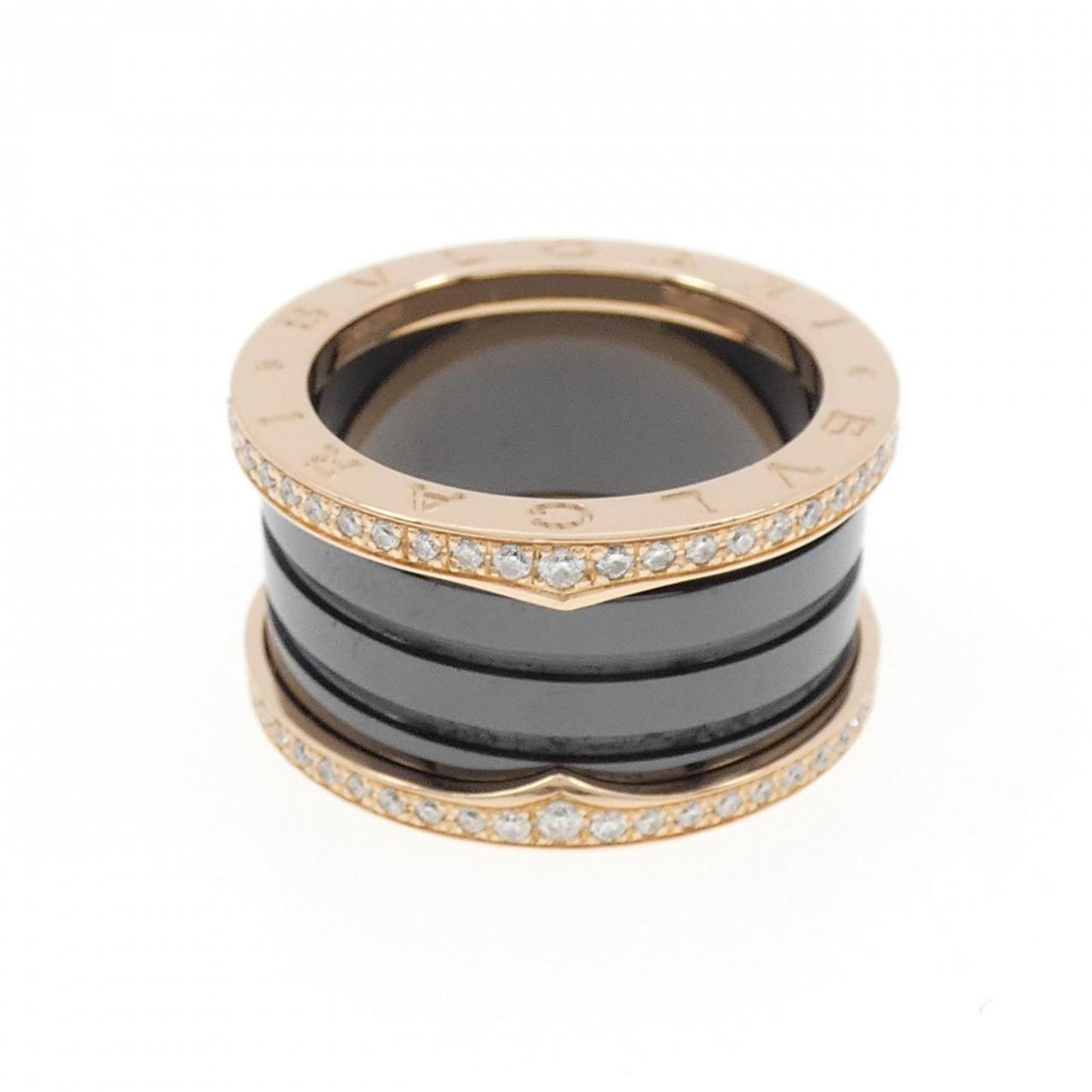 Bvlgari Pink Gold (18K) Ceramic Band Ring (Pre-Owned)