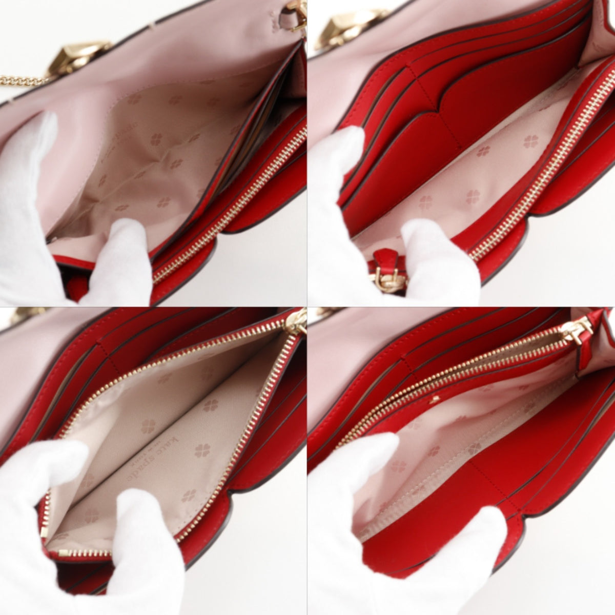 Kate Spade Pink Leather Chain/Shoulder Wallet (Pre-Owned)