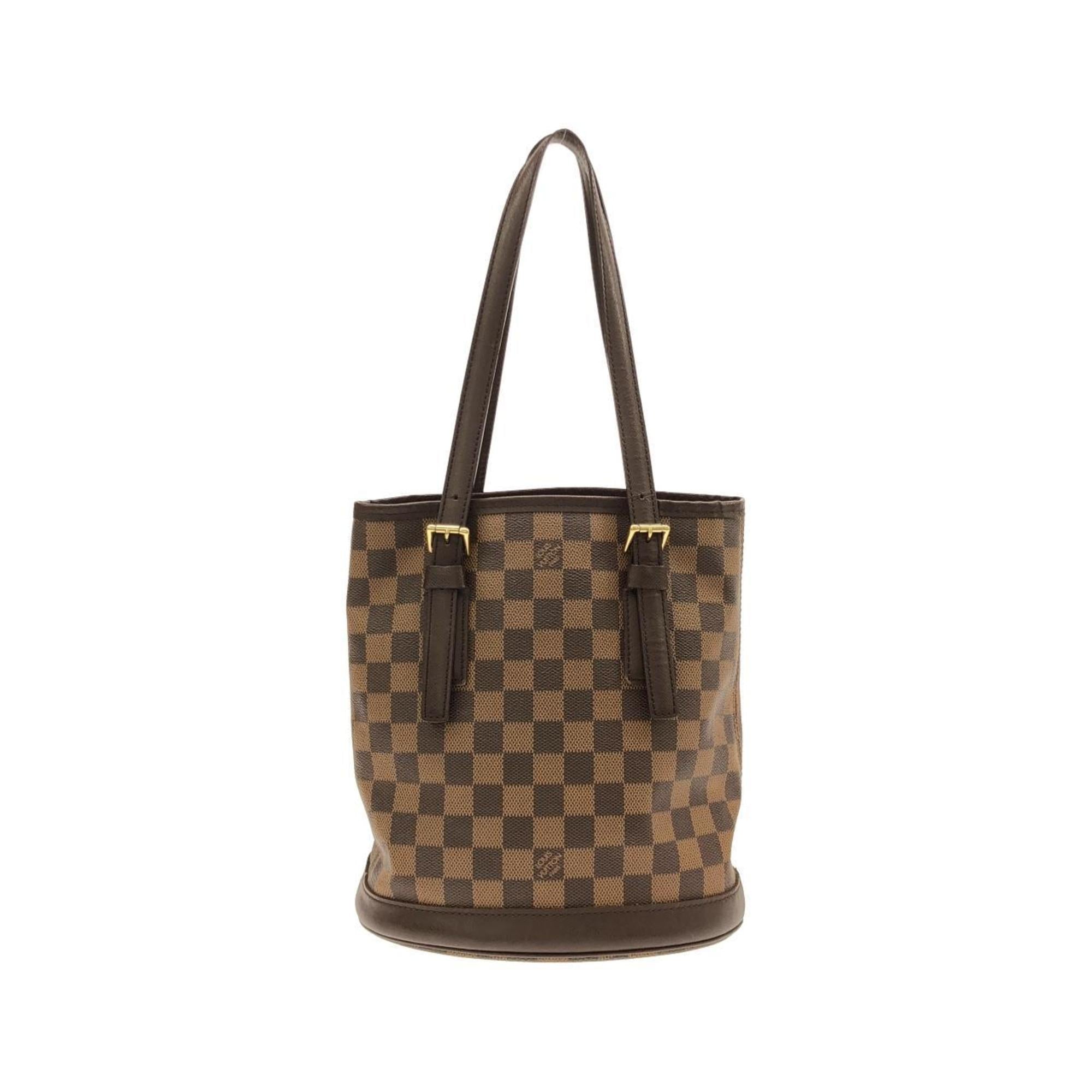 Louis Vuitton Ebene Coated Canvas Pouch Shoulder Bag (Pre-Owned)
