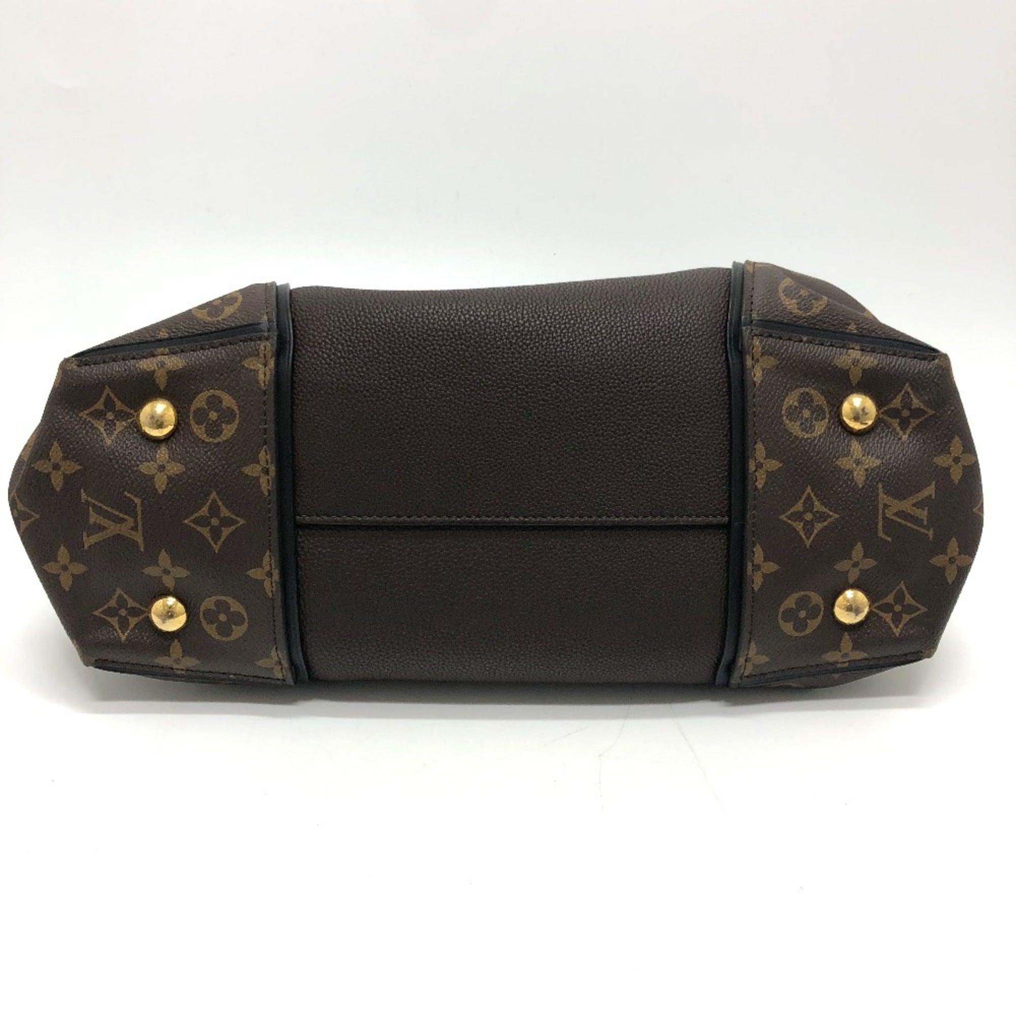Louis Vuitton Brown Chocolat Monogram Canvas Cuir Ombre Leather Handbag (Pre-Owned)