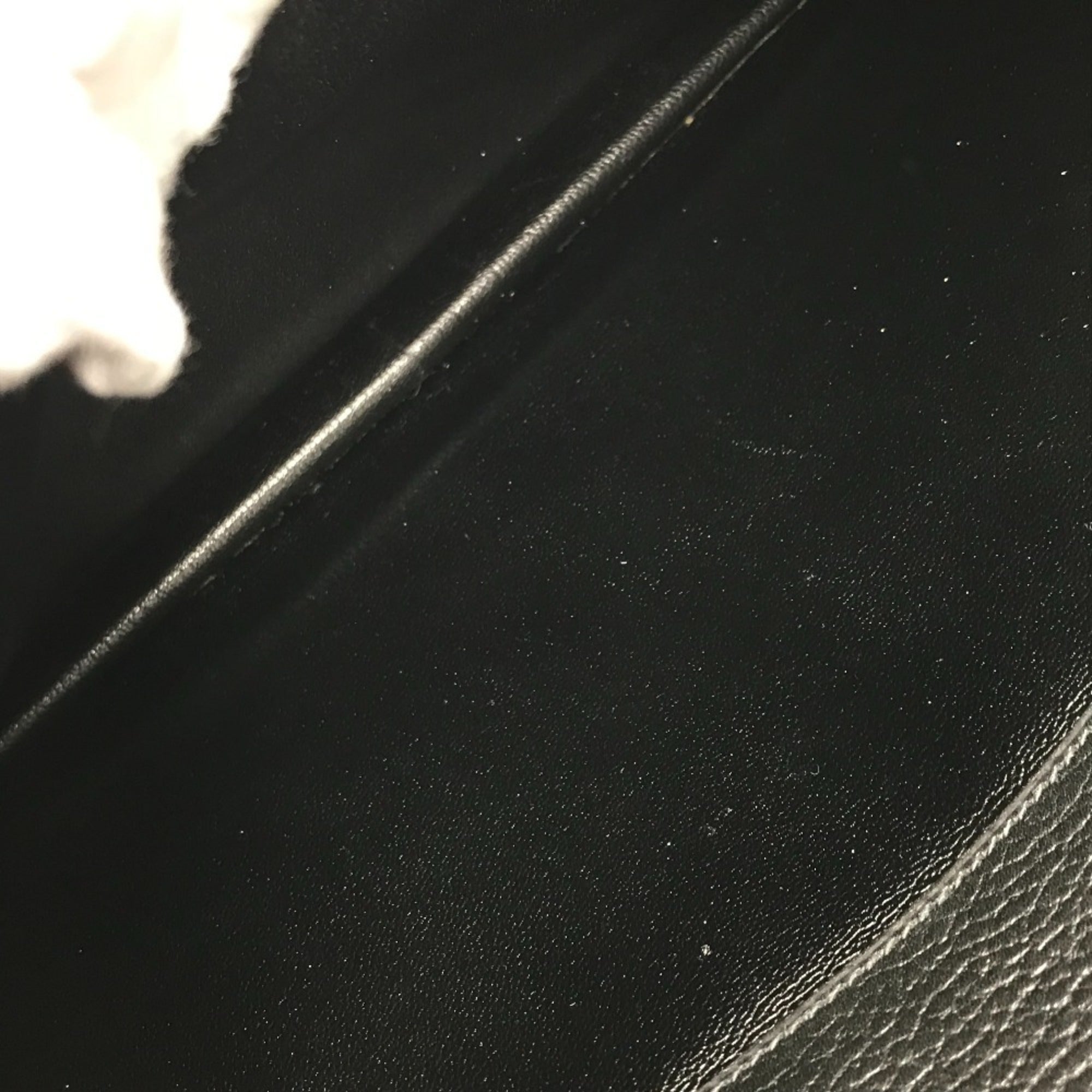 Hermes Black Leather Briefcase Handbag (Pre-Owned)
