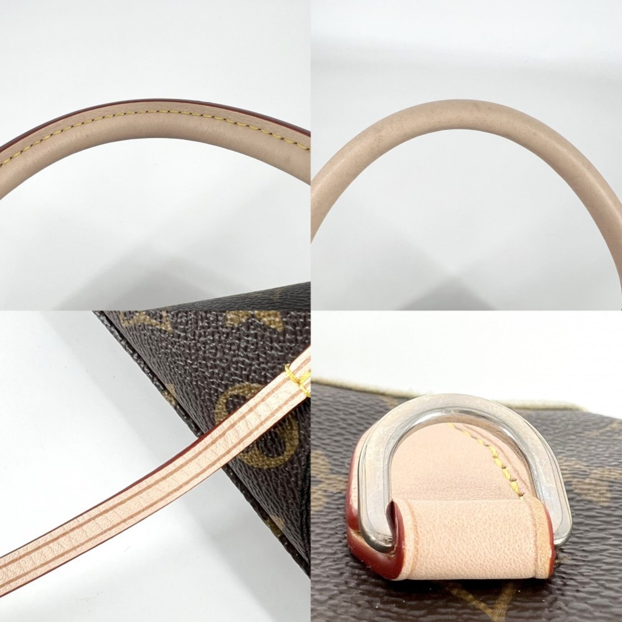 Louis Vuitton Brown Monogram Canvas Handbag Shoulder Bag (Pre-Owned)