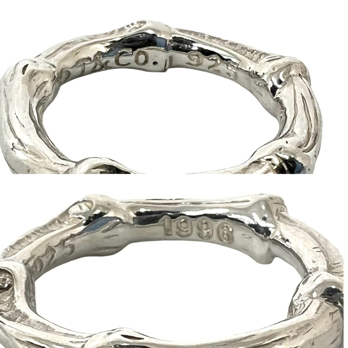Tiffany Silver Silver 925 Band Ring (Pre-Owned)