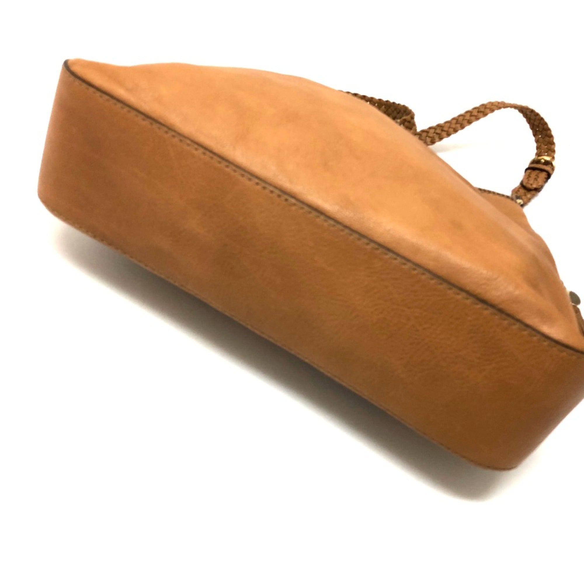 Gucci Brown Leather Shoulder Bag (Pre-Owned)