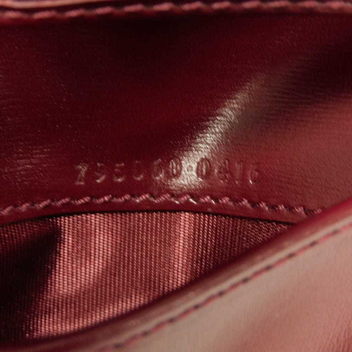 Gucci Bordeaux Red Color Gg Supreme Wallet (Bi-Fold) (Pre-Owned)