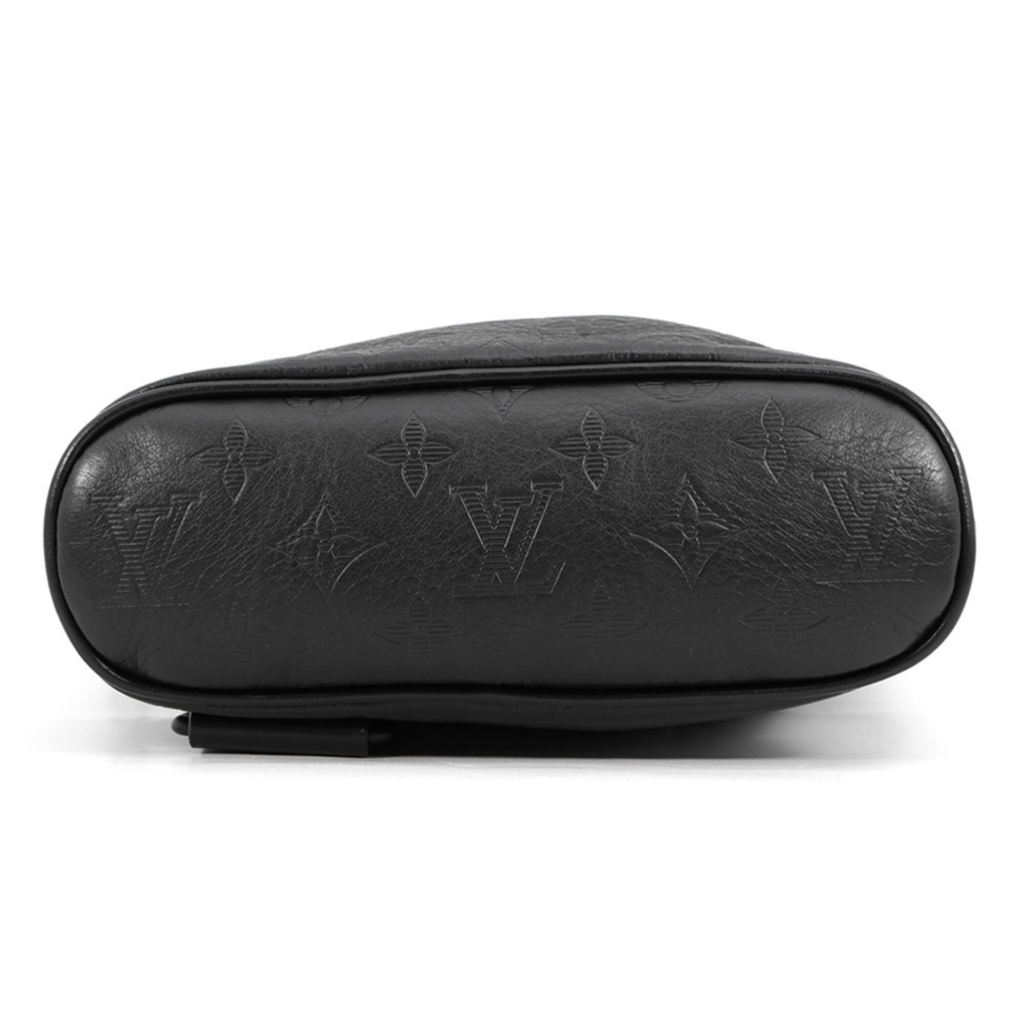 Louis Vuitton Black Monogram Noir Monogram Shadow Handbag Sling Bag (Pre-Owned)