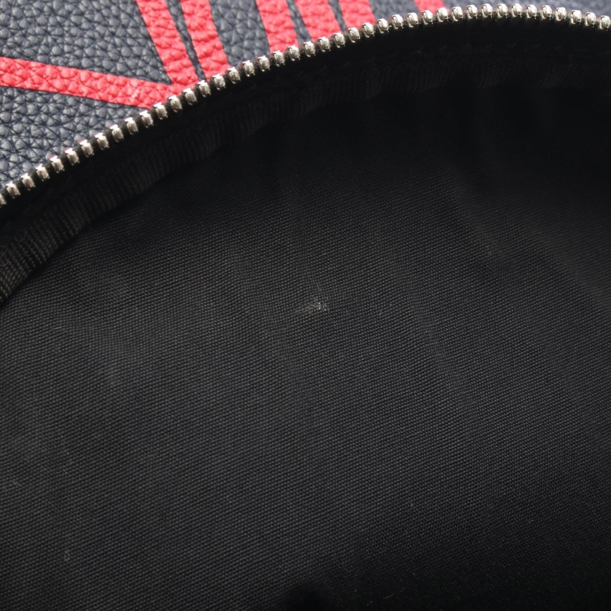 Christian Dior Navy Leather Backpack (Pre-Owned)