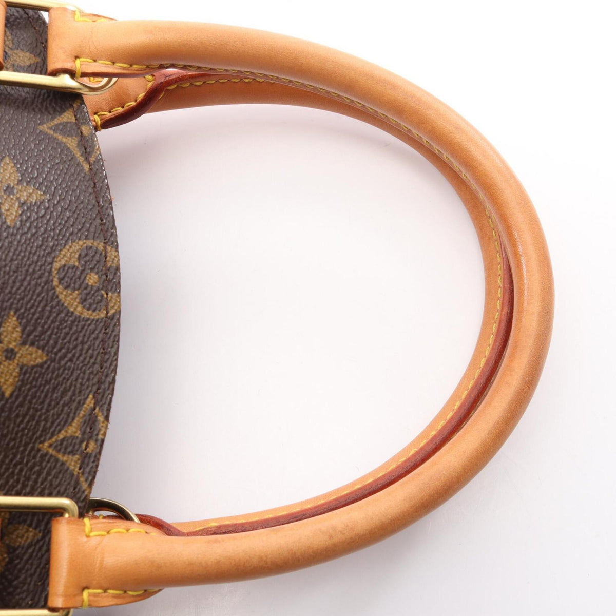 Louis Vuitton Brown Coated Canvas Leather Handbag (Pre-Owned)