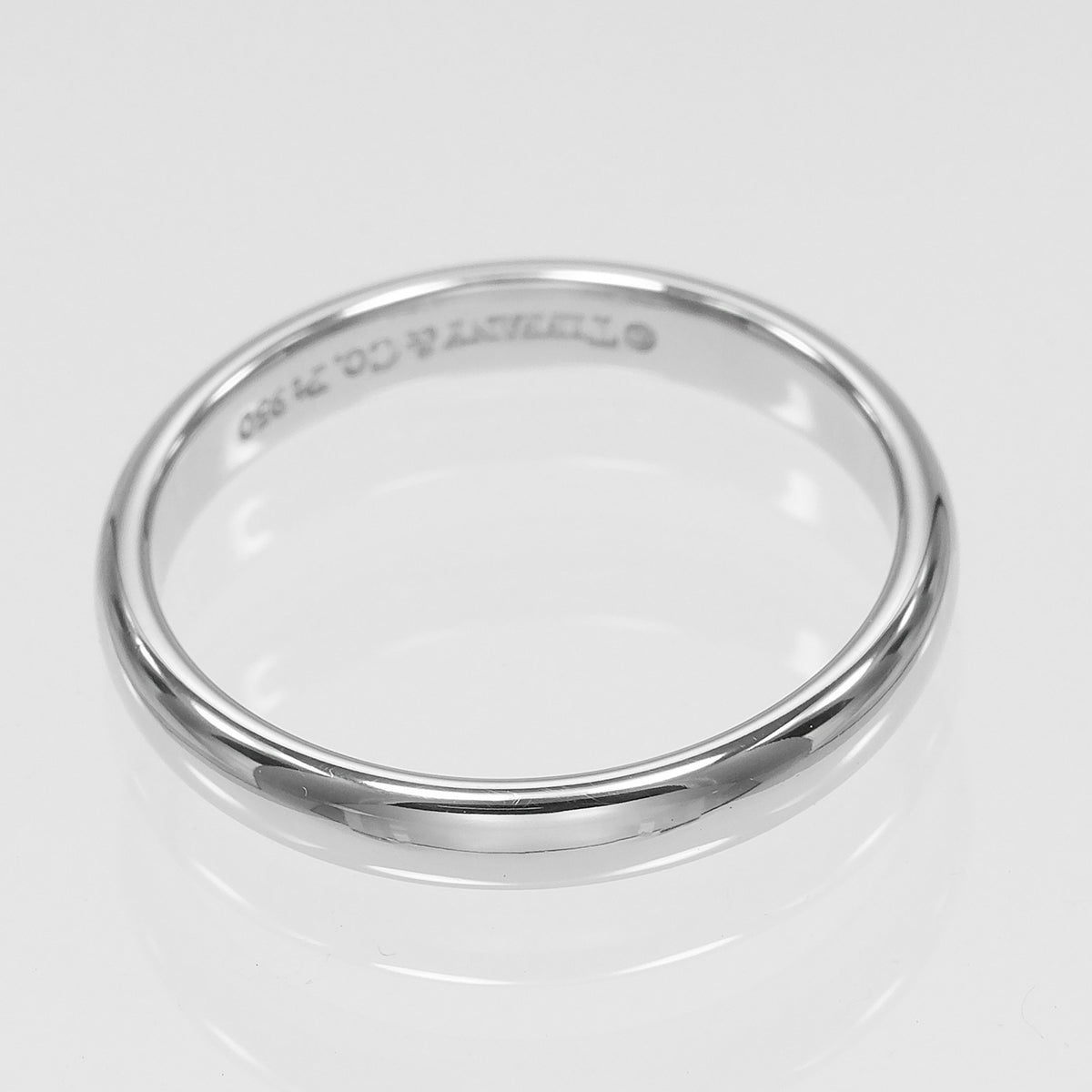 Tiffany Platinum 950 Band Ring (Pre-Owned)