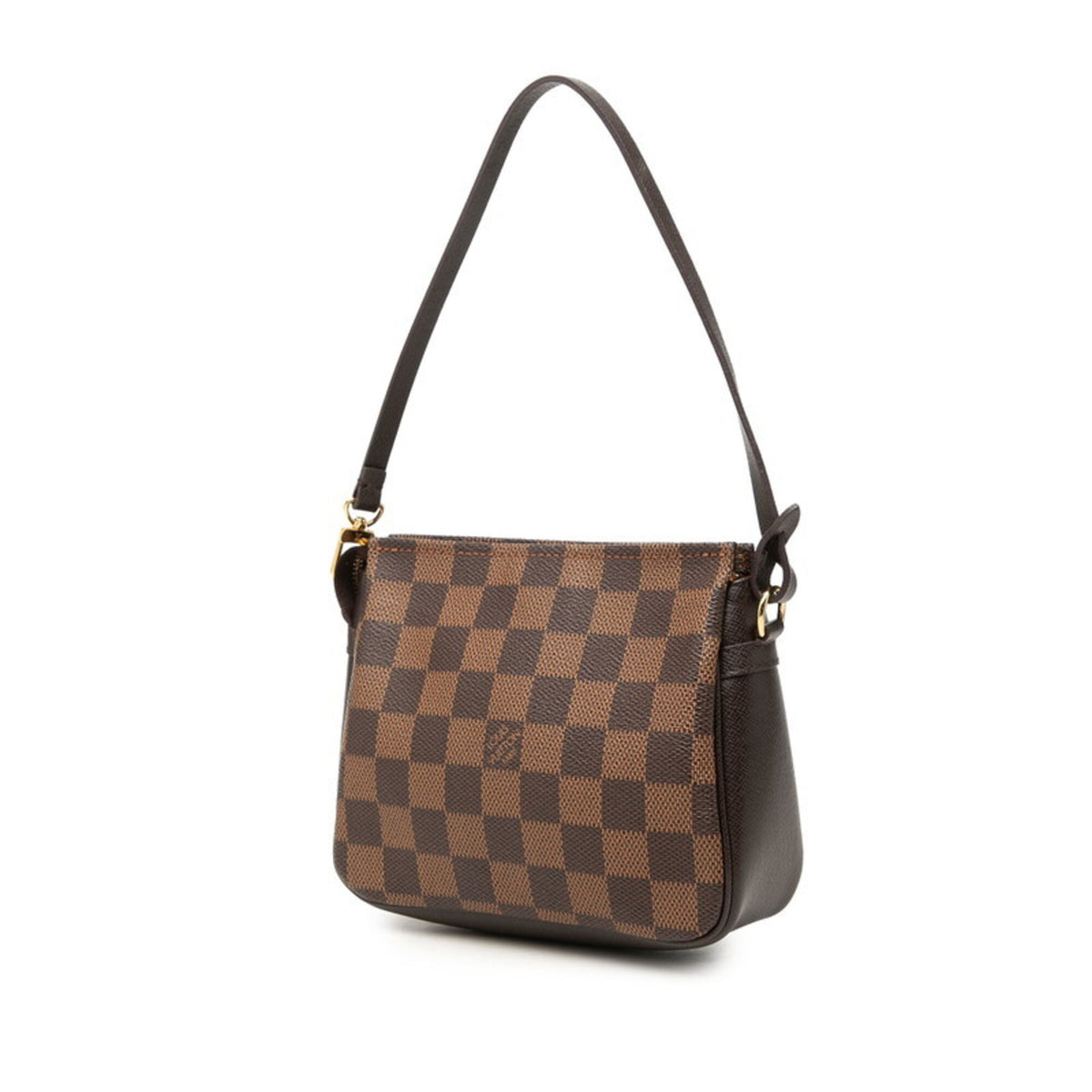 Louis Vuitton Brown Pvc Leather Handbag Pouch (Pre-Owned)