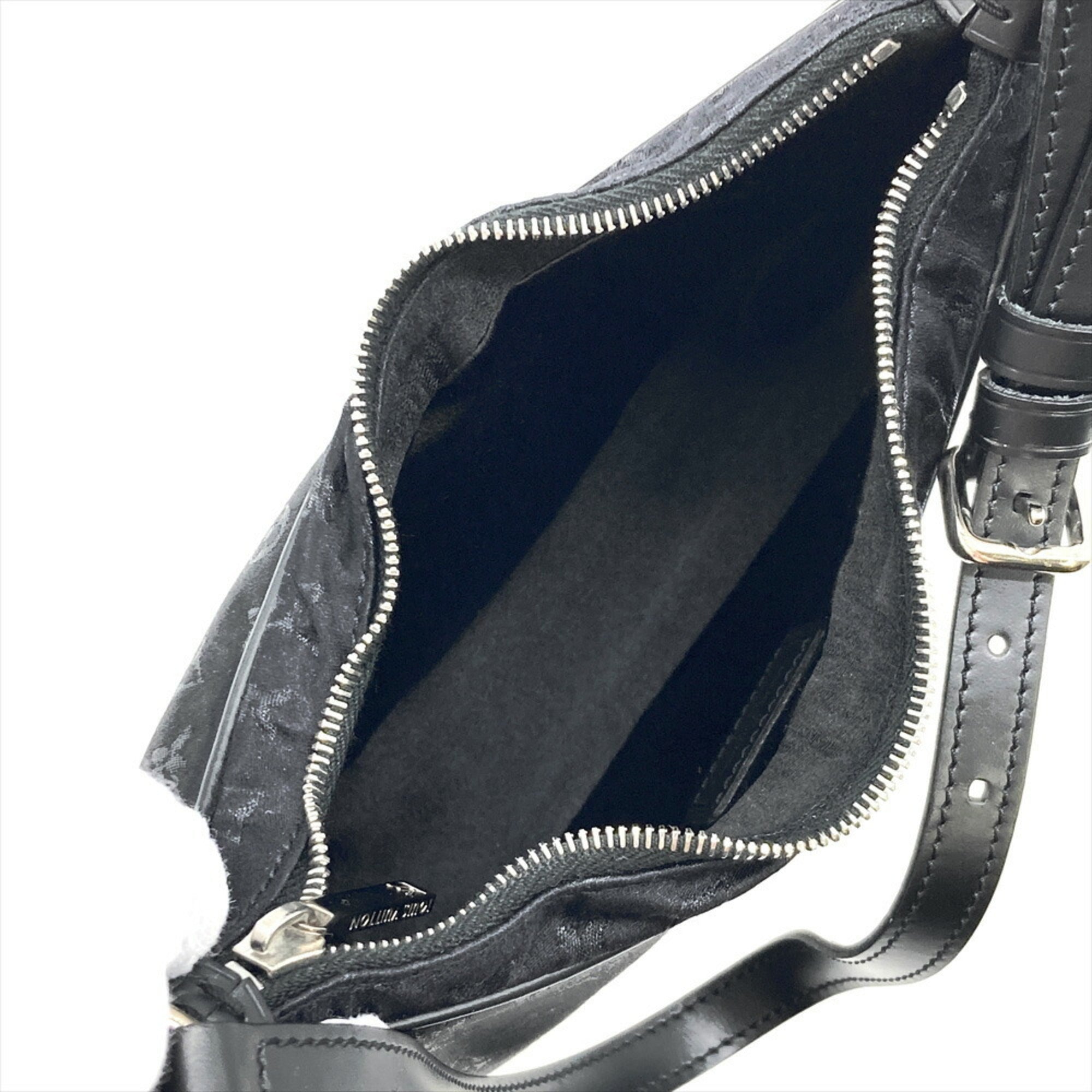 Louis Vuitton Monogram Satin Black Monogram Noir Monogram Satin Shoulder Bag (Pre-Owned)