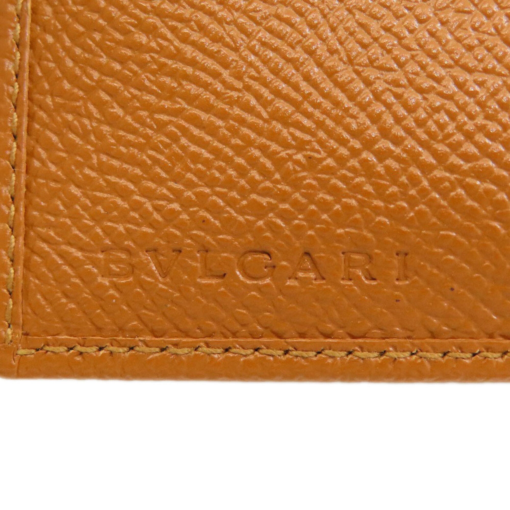 Bvlgari Brown Leather Wallet (Bi-Fold) (Pre-Owned)