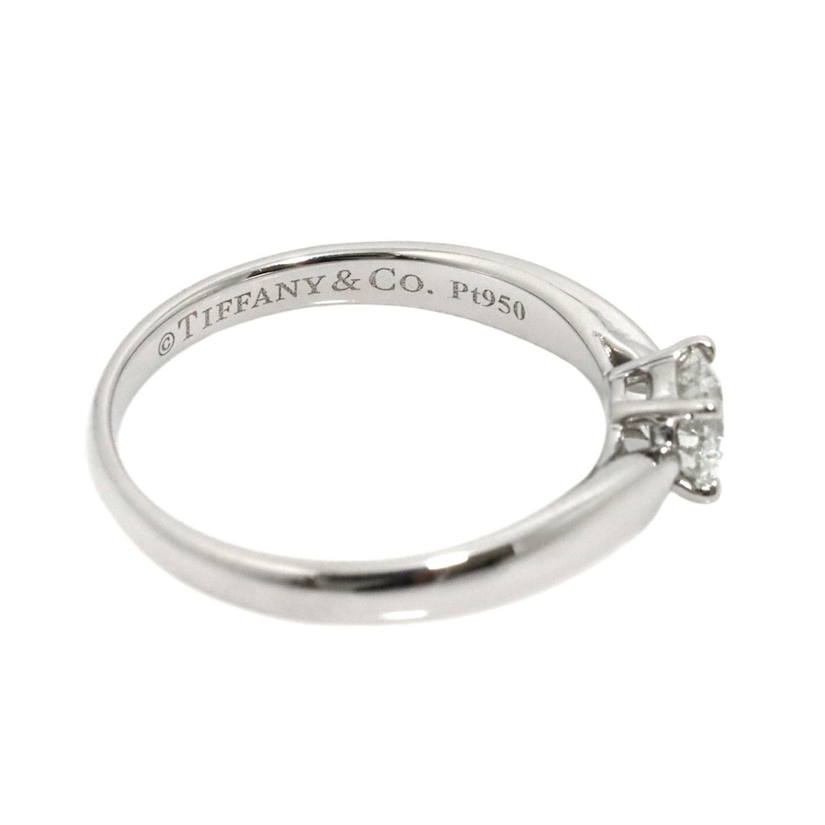 Tiffany Platinum 950 Band Ring (Pre-Owned)