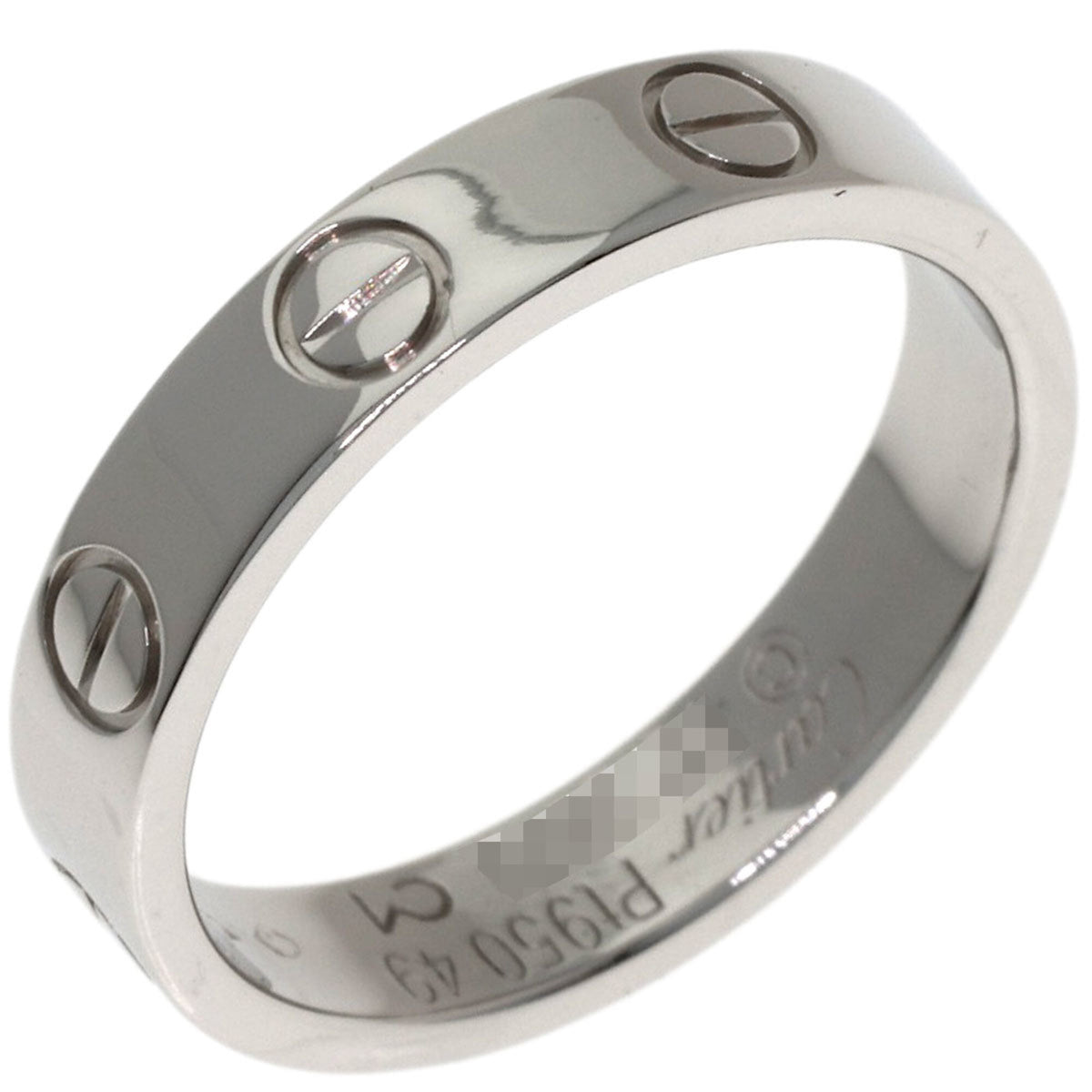 Cartier Platinum 950 Band Ring (Pre-Owned)
